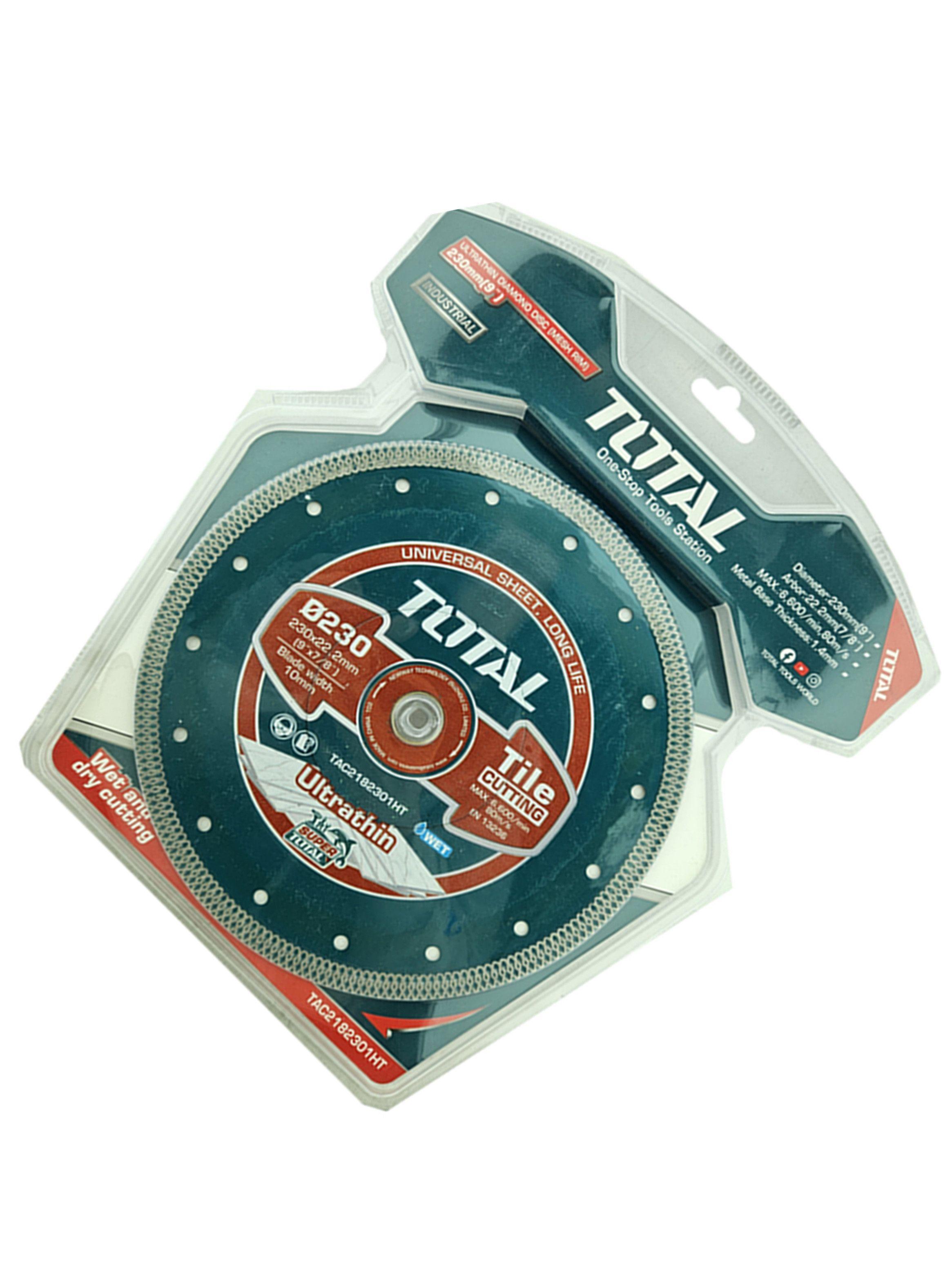 Disco Diamantado Ultrafino Corte 9 230mm Total Tac2182301ht-2