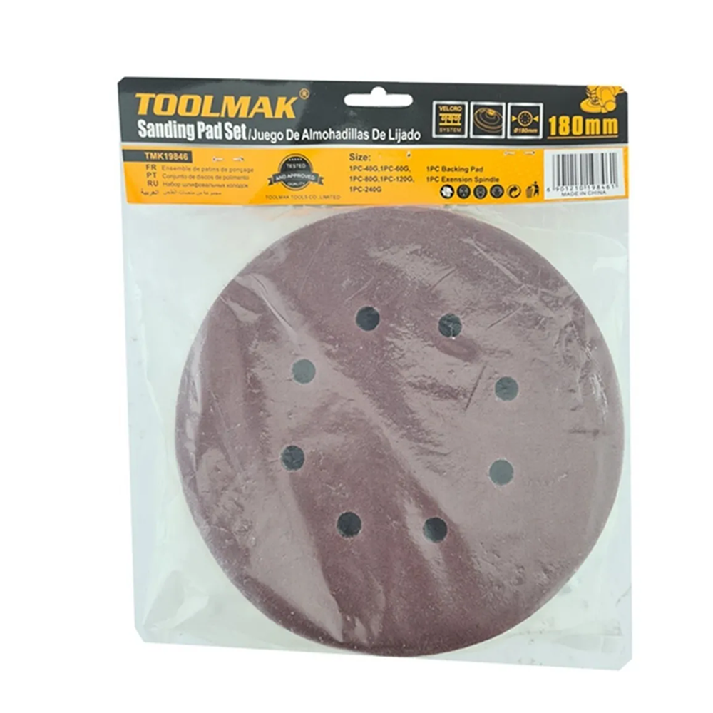 Accesorios P/ Pulir 180mm 7 PulG Con Adaptador Tmk-2