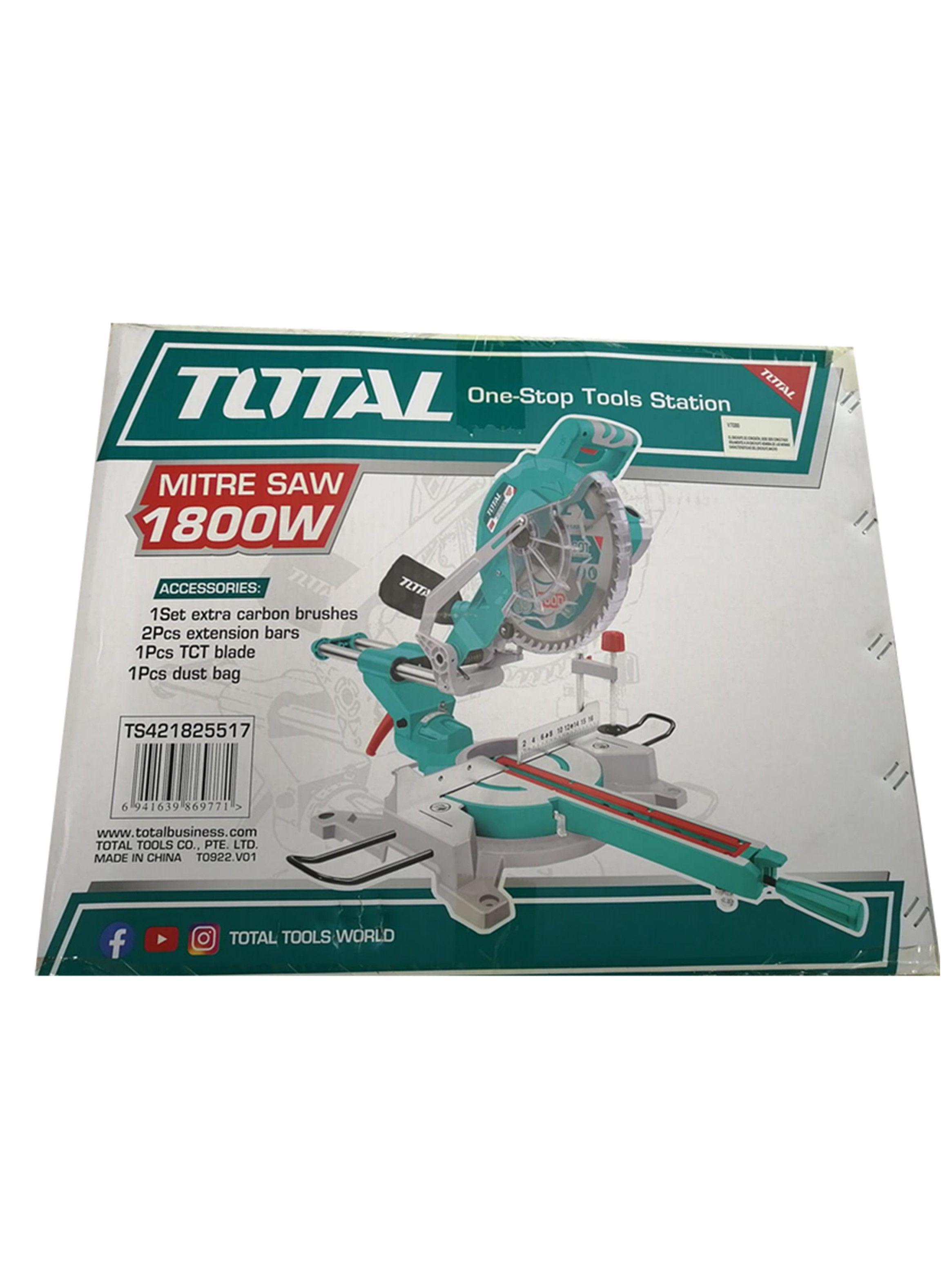 Sierra Ingleteadora Telescópica 10 1800w Total Ts421825517-1