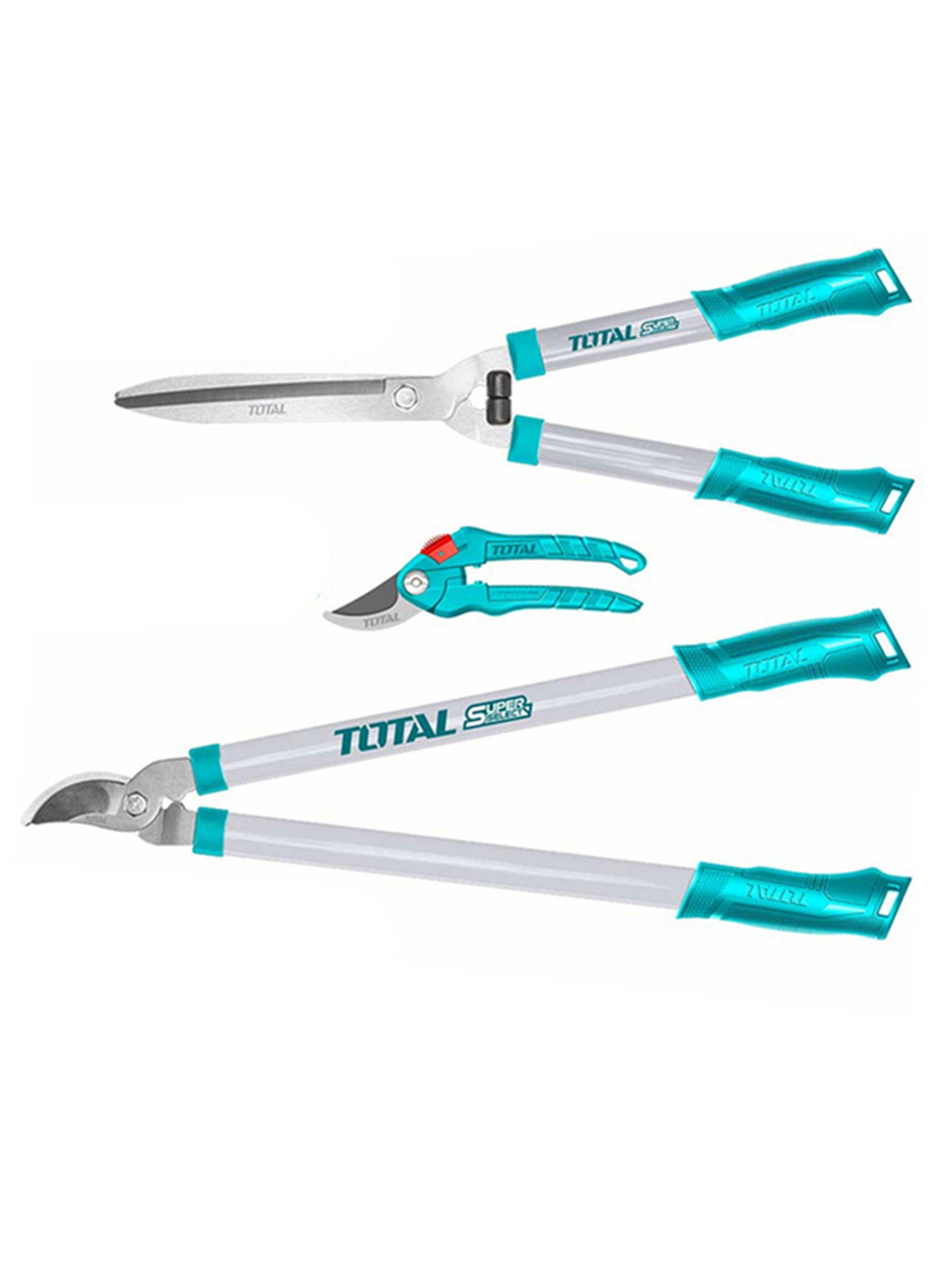 Set De Tijeras De Podar Corte Jardin 3 Piezas Total-1