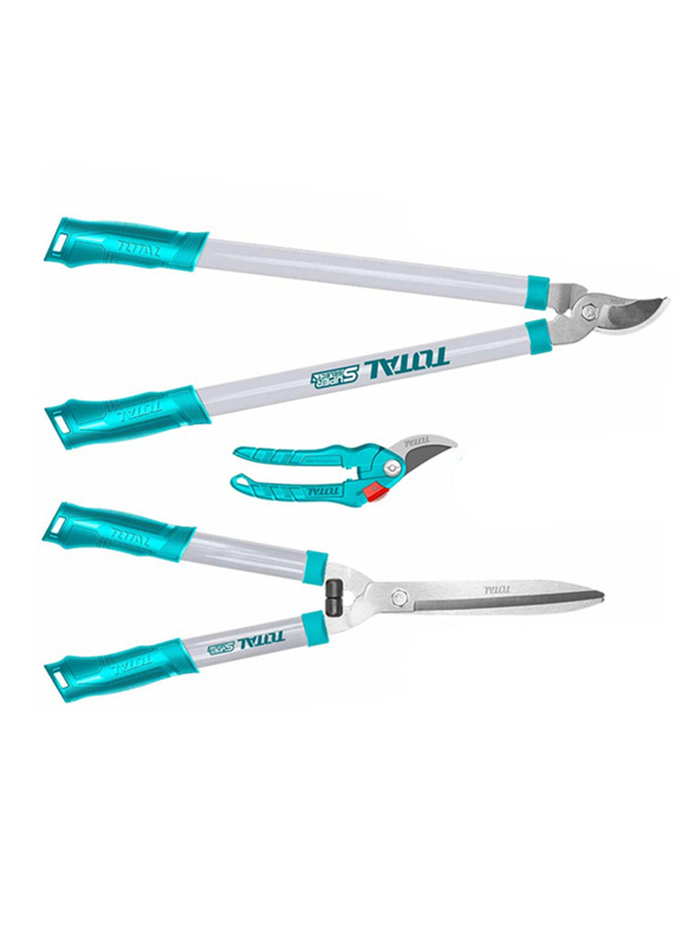 Set De Tijeras De Podar Corte Jardin 3 Piezas Total-2