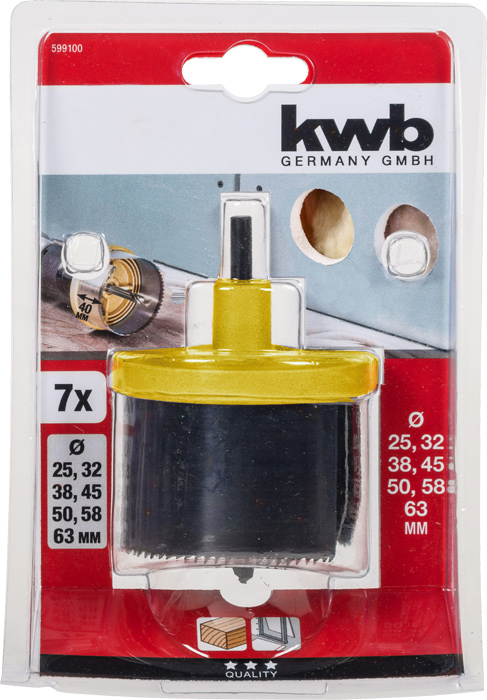 Sierra Copa 7 Pcs Madera Plastico Yeso Kwb 599100-0