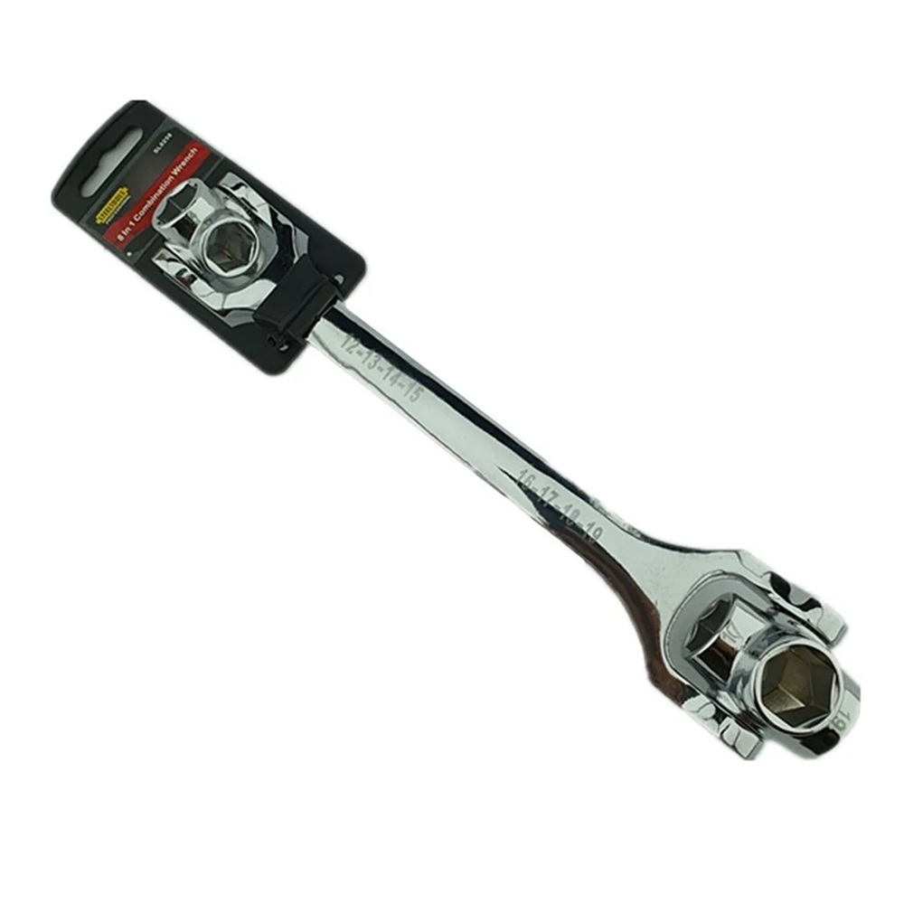 Llave Universal Combinada 8 En 1 Giratoria St-0