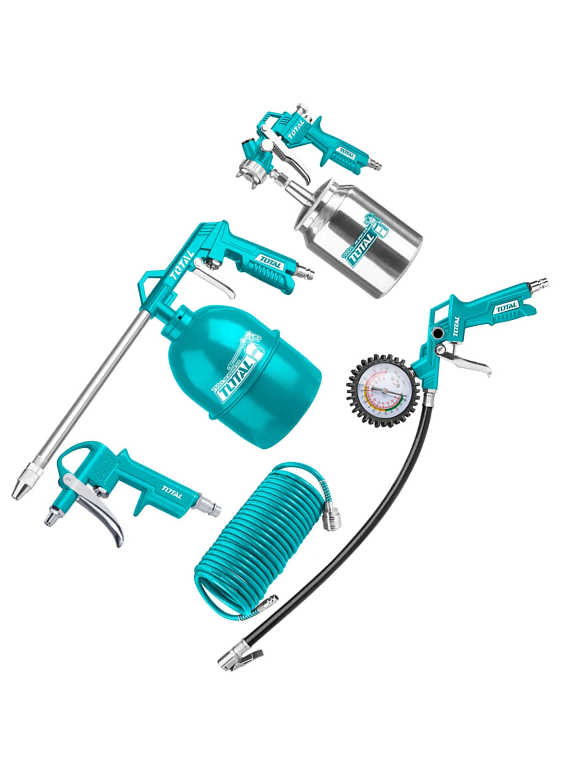 Kit Juego Herramientas Neumaticas 5 Piezas Total Tatk051-1-2