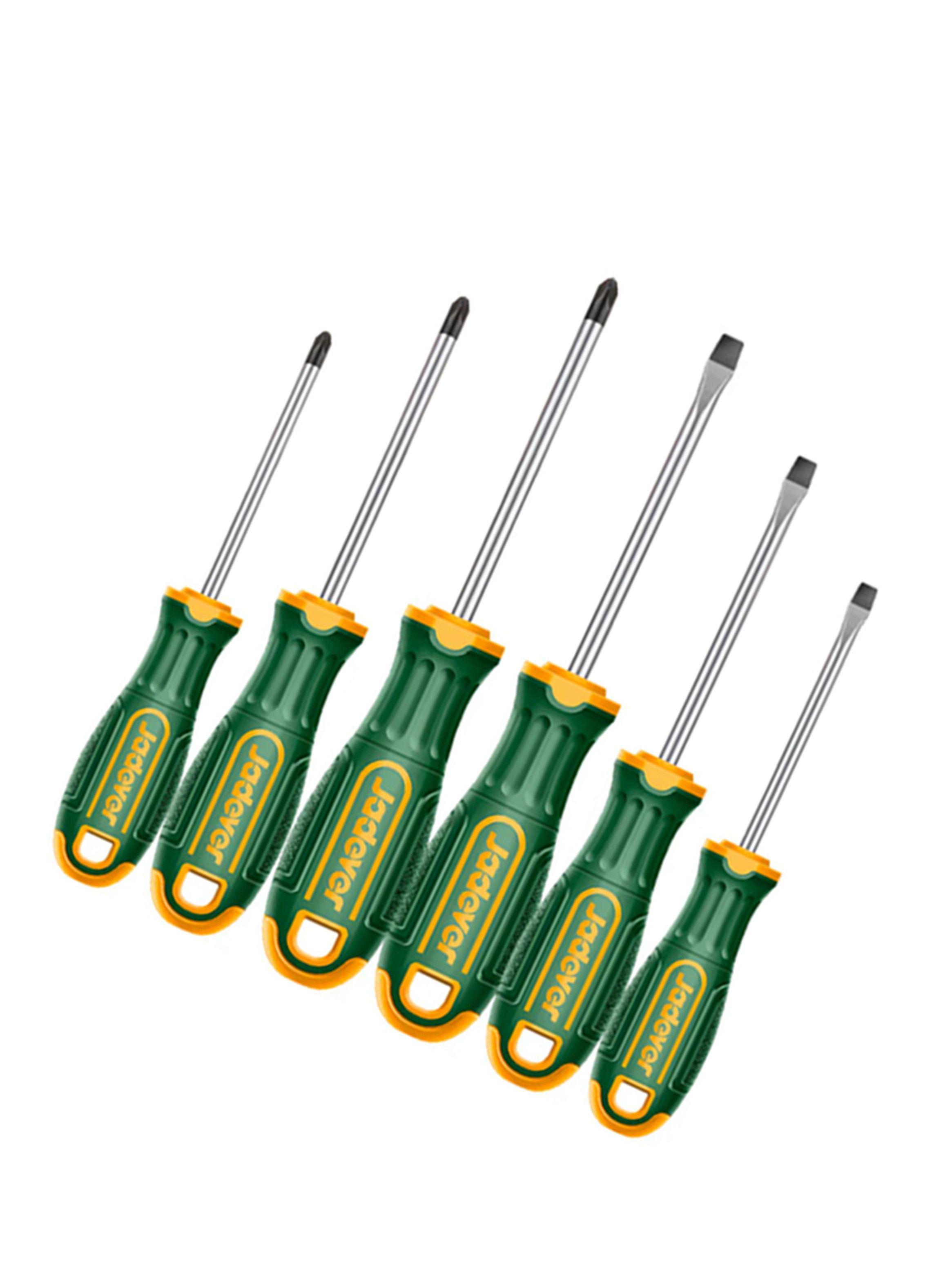 Kit Juego Destornilladores 6 Piezas Jadever Jdss1206-2