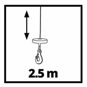 Tecle Con Cadena Manual 1 Ton 2.5 Mts Einhell-3