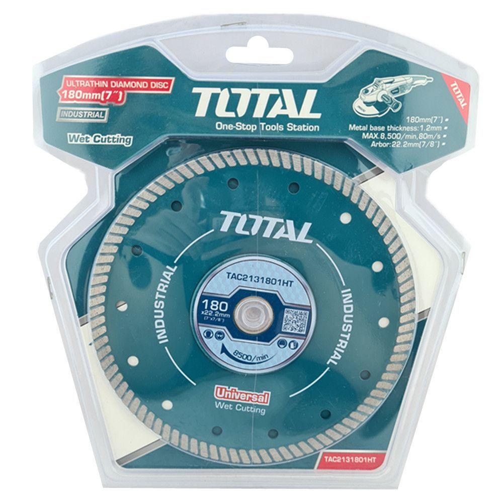 Disco Diamantado 7 180mm Corte Turbo Total-0