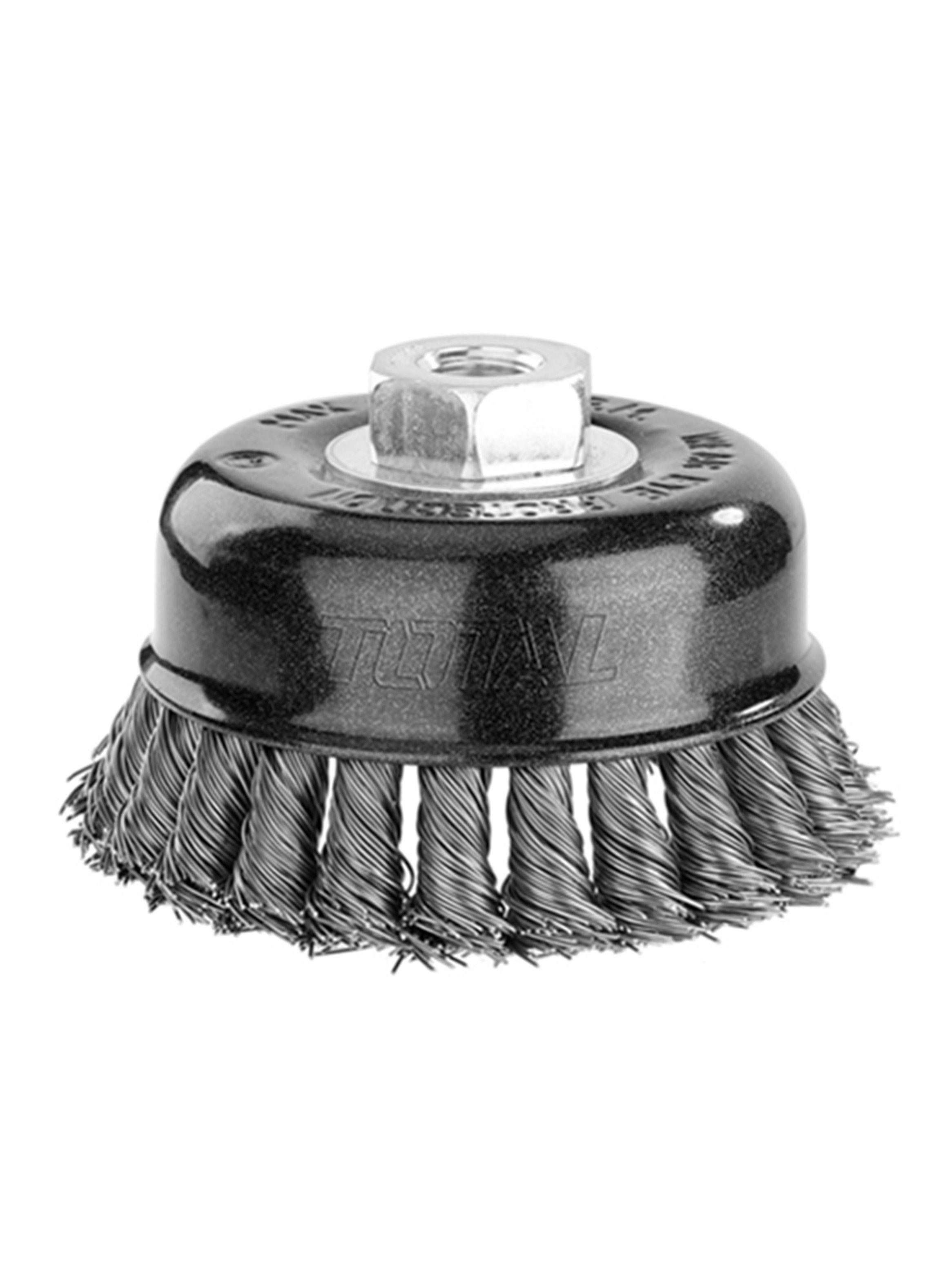 Escobilla Copa Trenzada Torcida 100mm Esmeril Total Tac32045-0