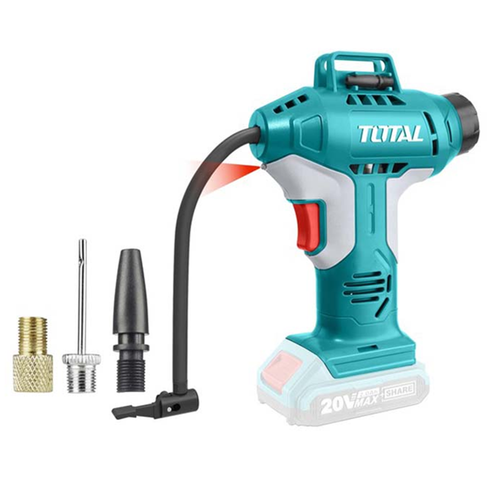 Inflador Compresor Aire 20v Total Tacli2001-0