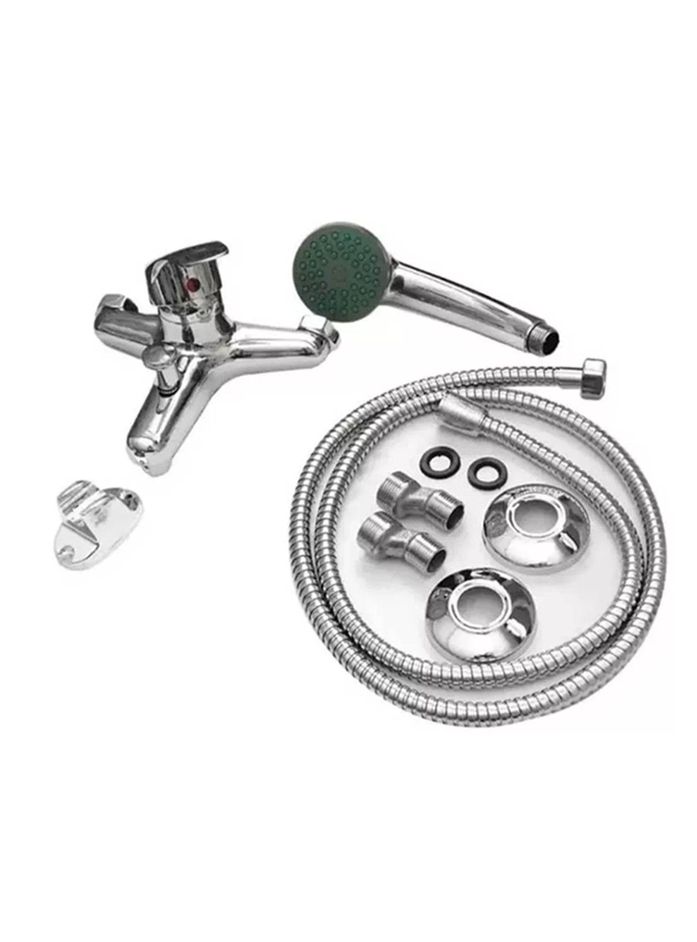 Kit Completo Llave Monomando Tina Ducha Cromada Oq81609-0