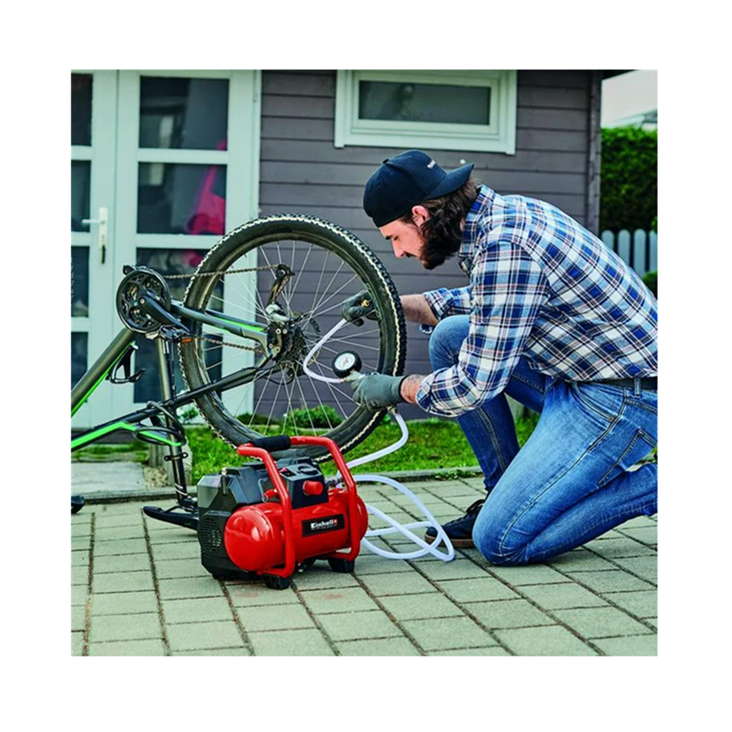 Compresor De Aire 6lts 36v Bat+ Cargador Einhell 4020450-2