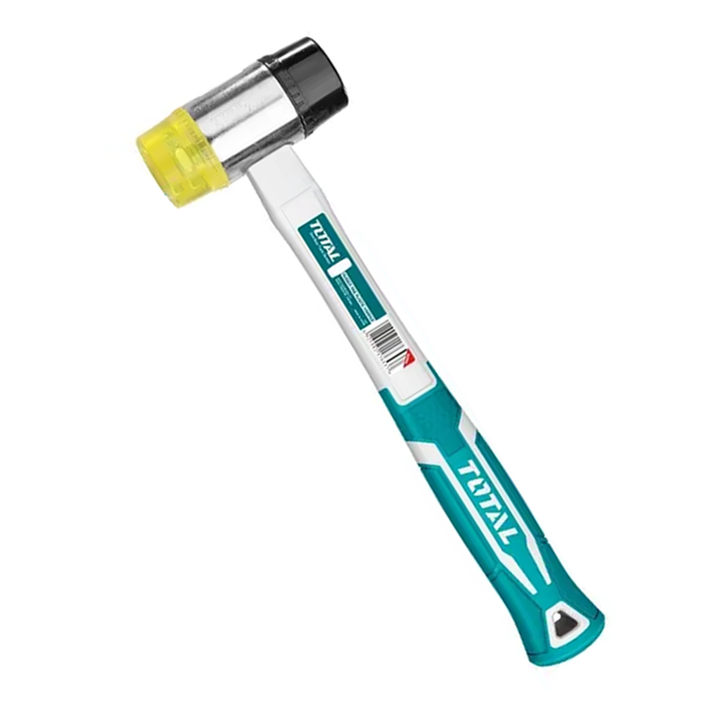 Martillo Suave Doble Cara Goma Plástico 40mm Total-0