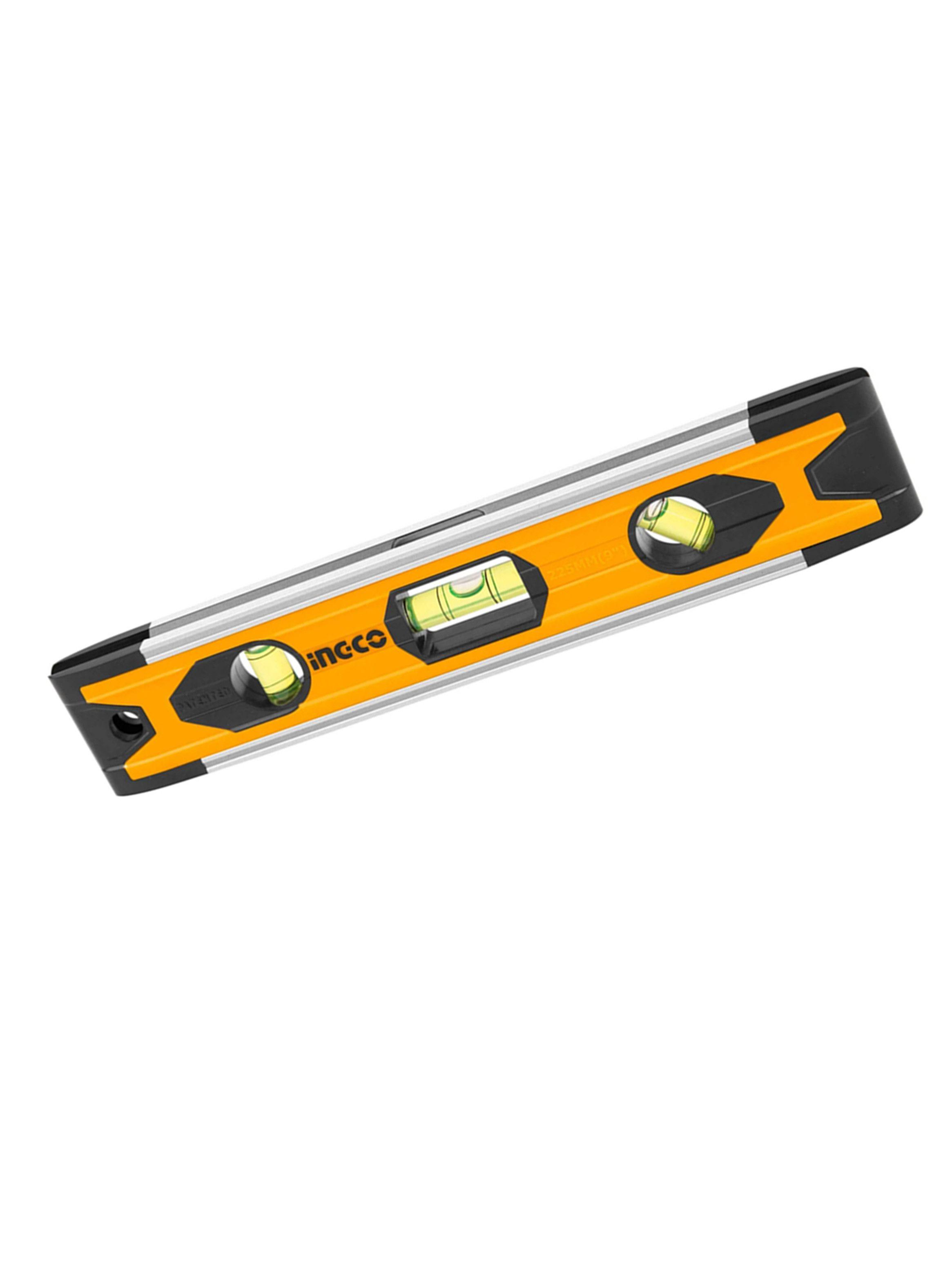 Nivel Torpedo 225mm Magnético Ingco Hmsl01030-1