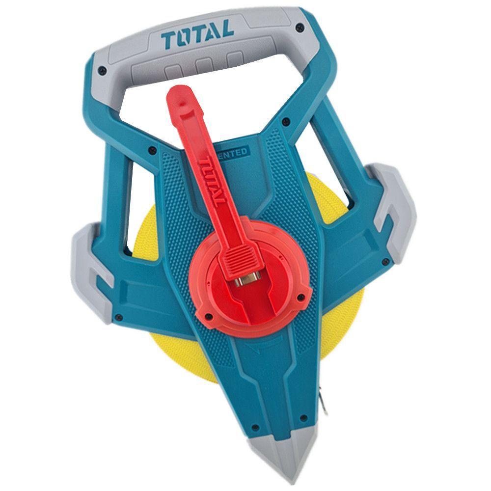 Huincha De Medir Fibra 50mts Total Tmtf13506-0