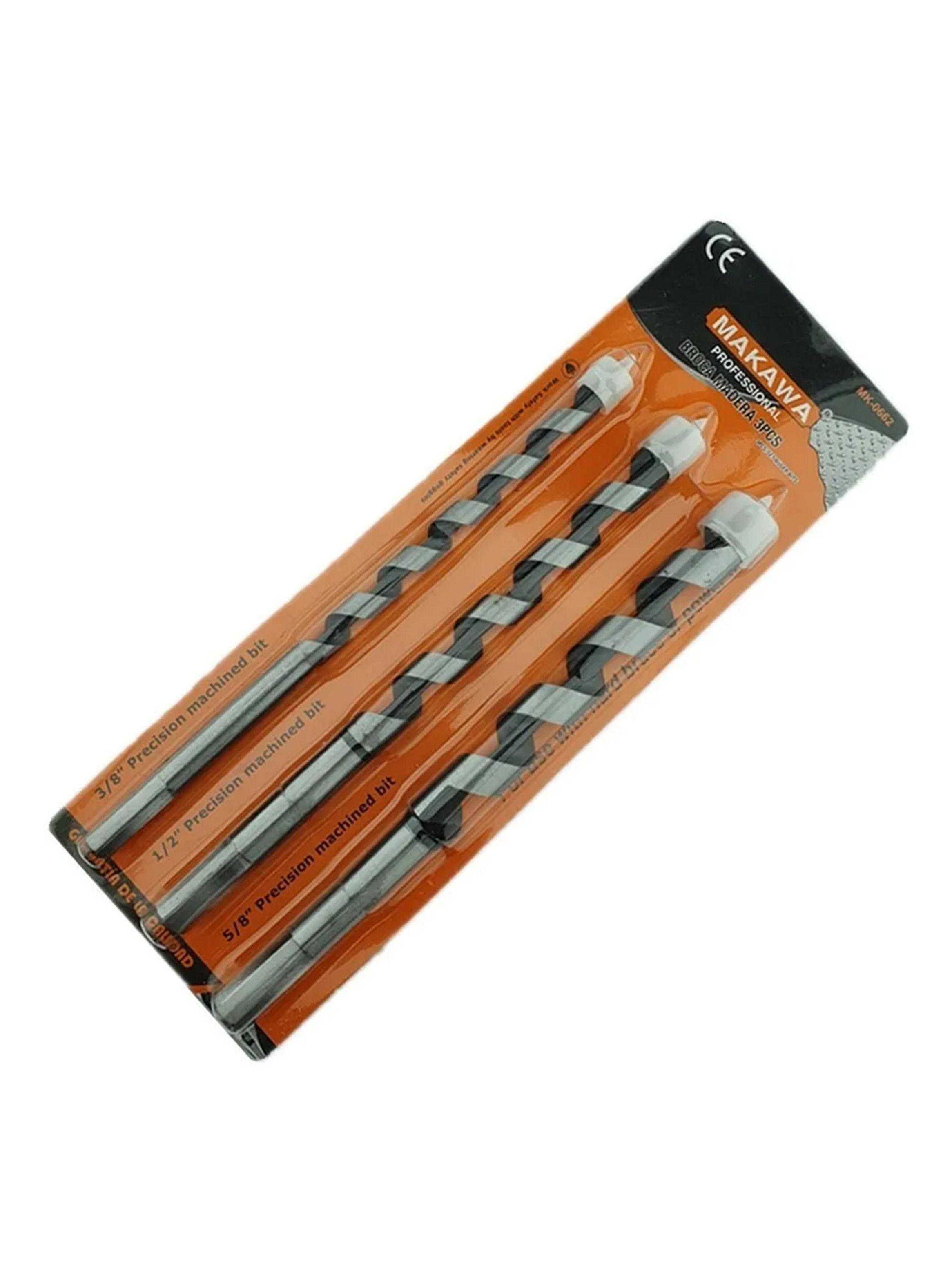 Broca Madera 3 Piezas Makawa Mk-0662-0