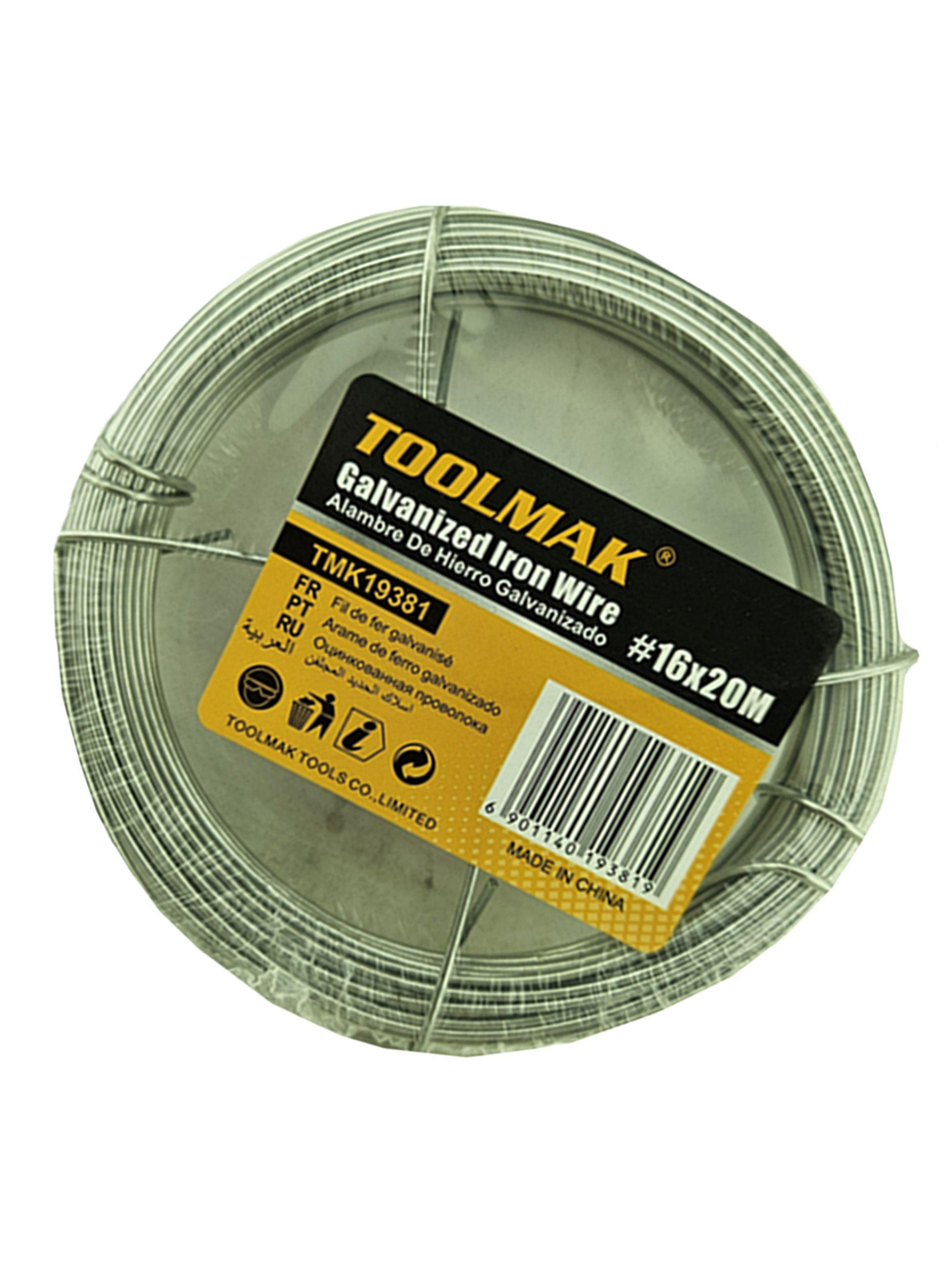 Alambre Galvanizado #16 Rollo 20mts Toolmak-1