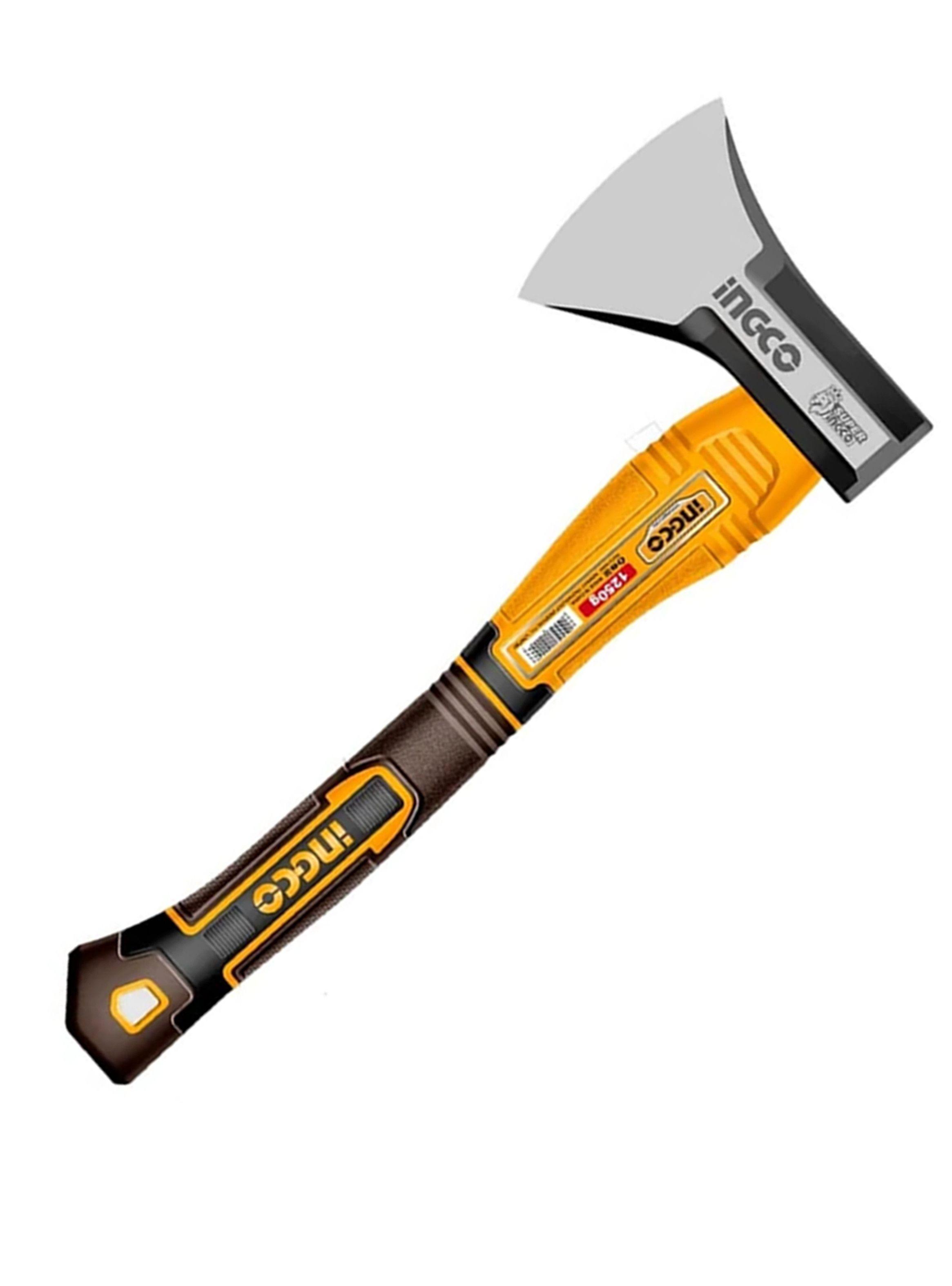 Hacha De Mano Mango Fibra De Vidrio 1250g Ingco Hax0811250-1