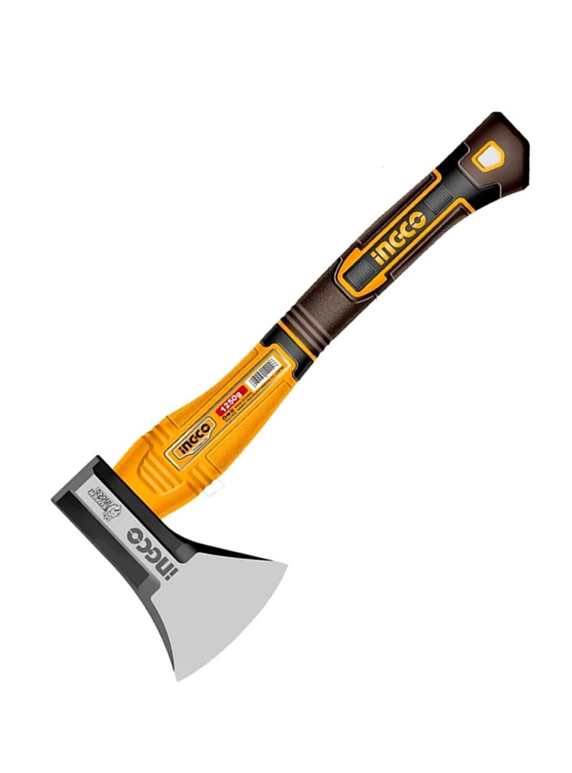 Hacha De Mano Mango Fibra De Vidrio 1250g Ingco Hax0811250-2