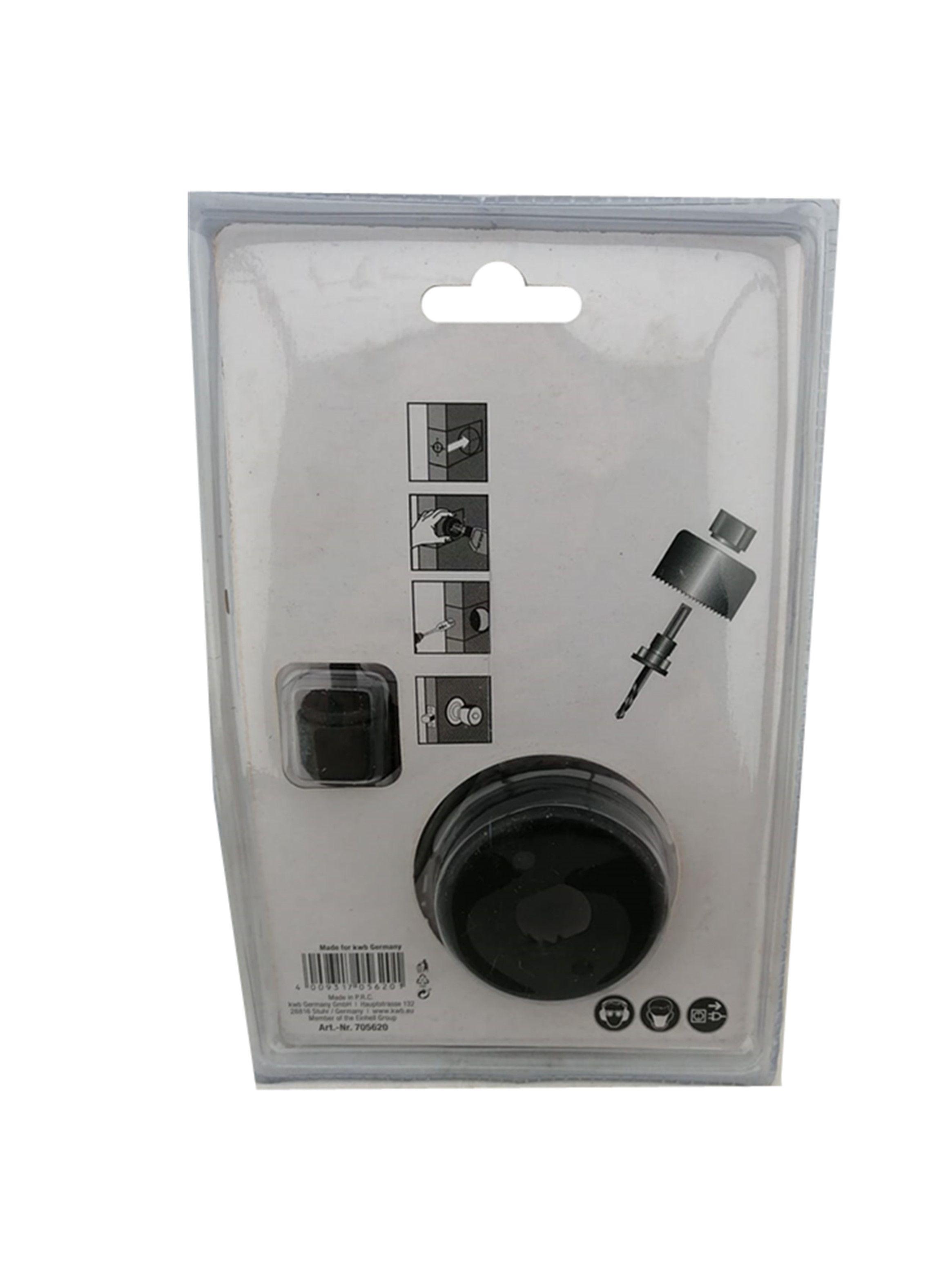 Kit Broca Sierra Copa Chapa Instalación Cerradura 3 Pcs Kwb-2