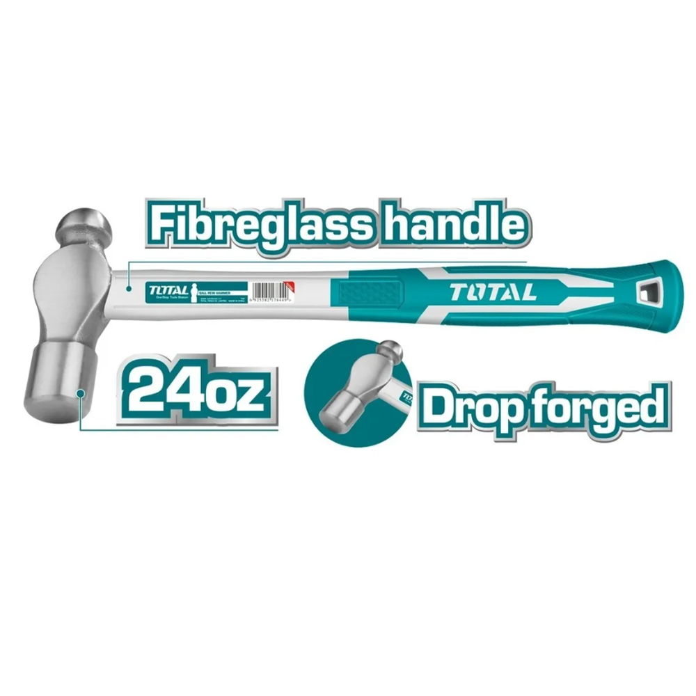 Martillo De Peña Mango Fibra 24oz Total Tht74246-1