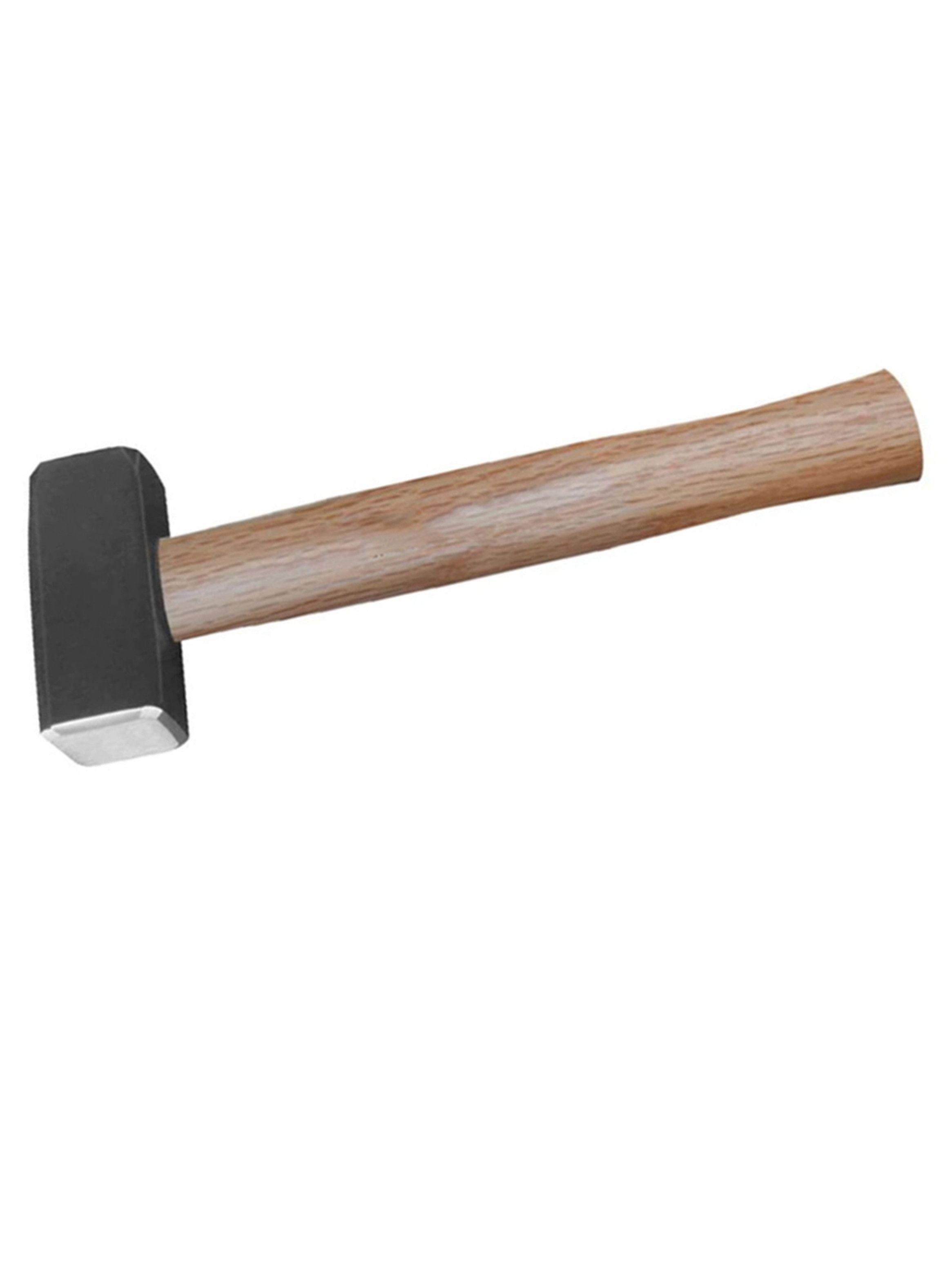 Combo Martillo Mazo 1000g Mango De Madera Total-2