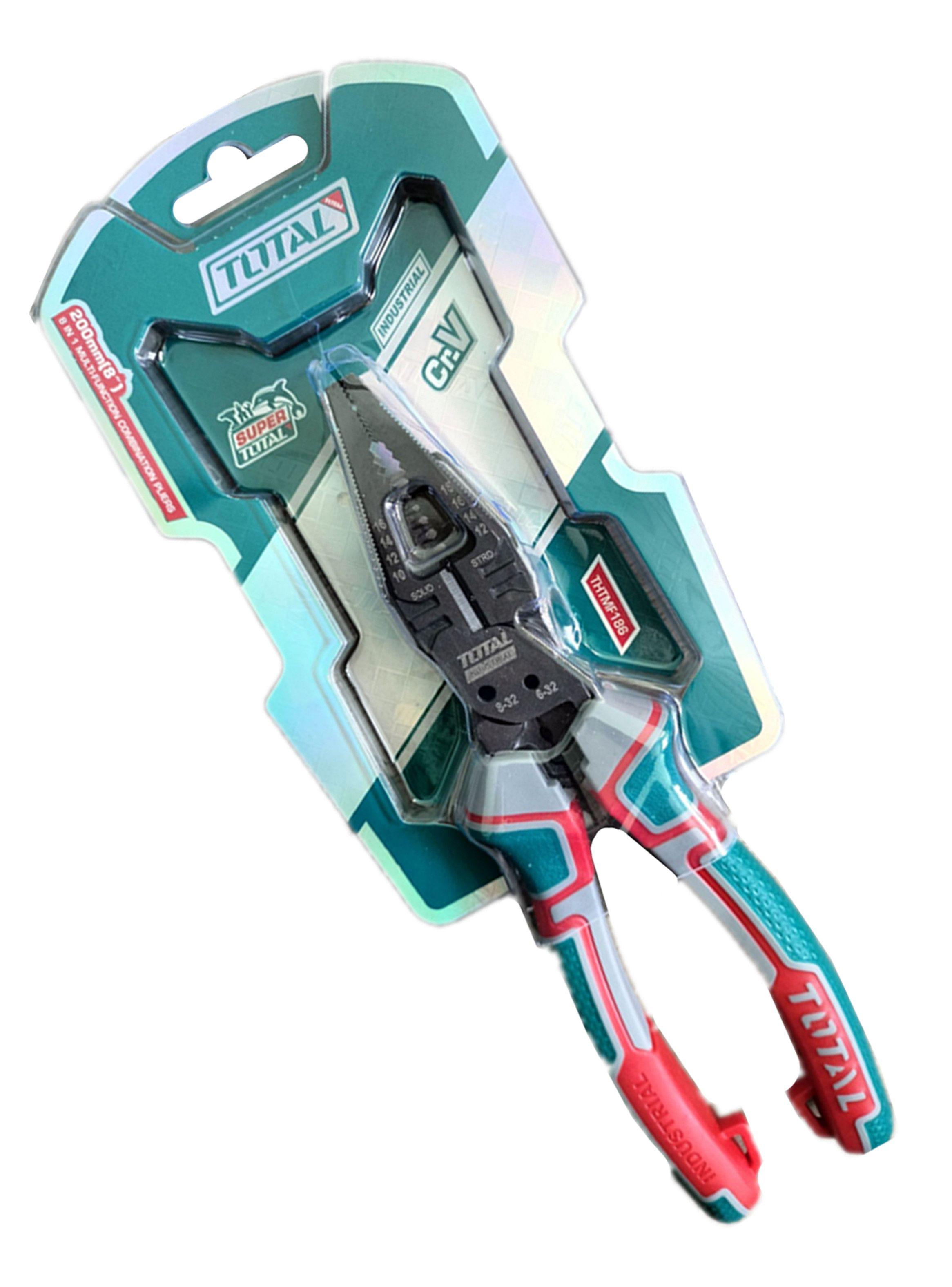 Alicate Combinado Multifunción 8 En 1 Total Thtmf186-0