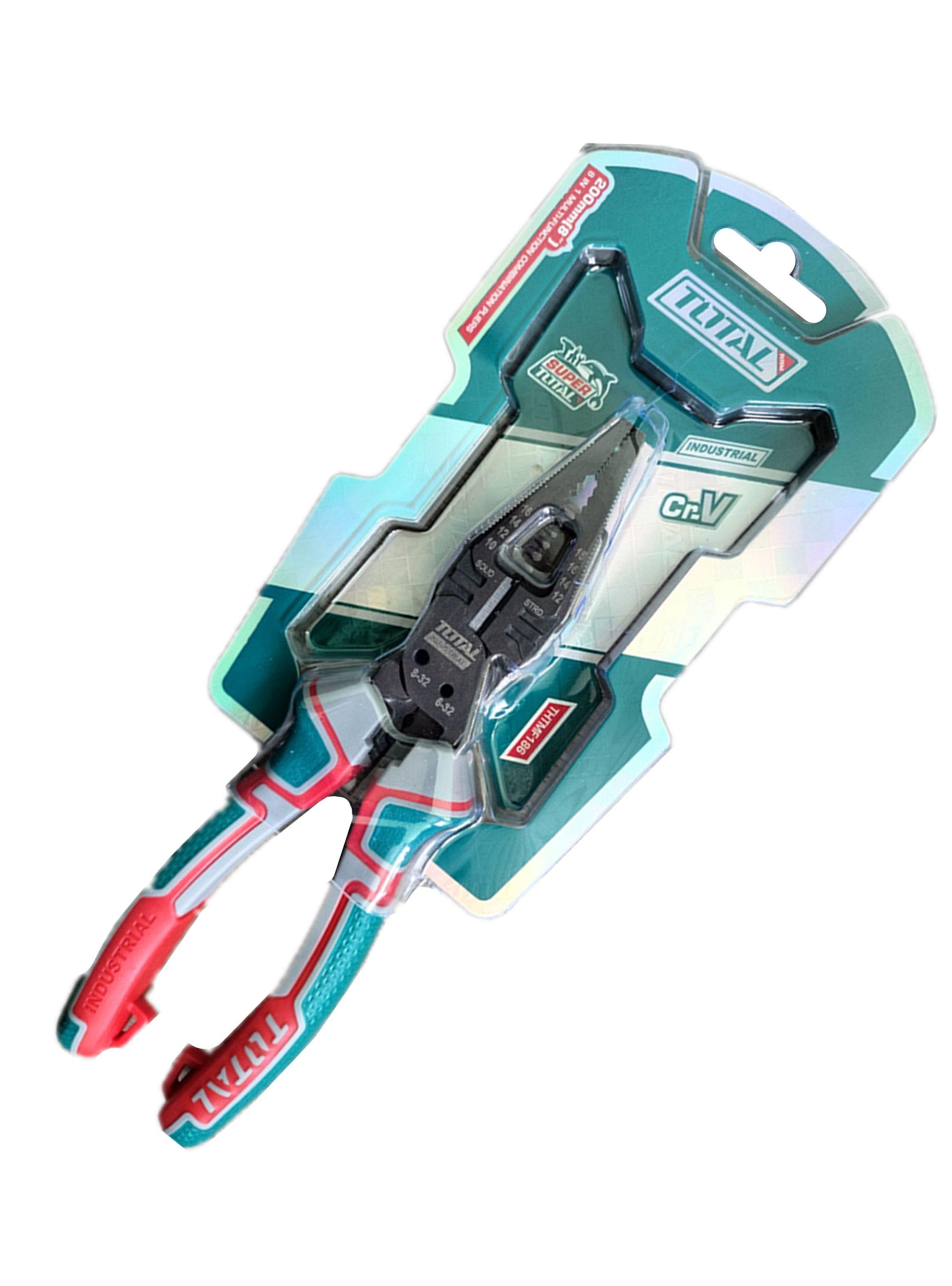 Alicate Combinado Multifunción 8 En 1 Total Thtmf186-1