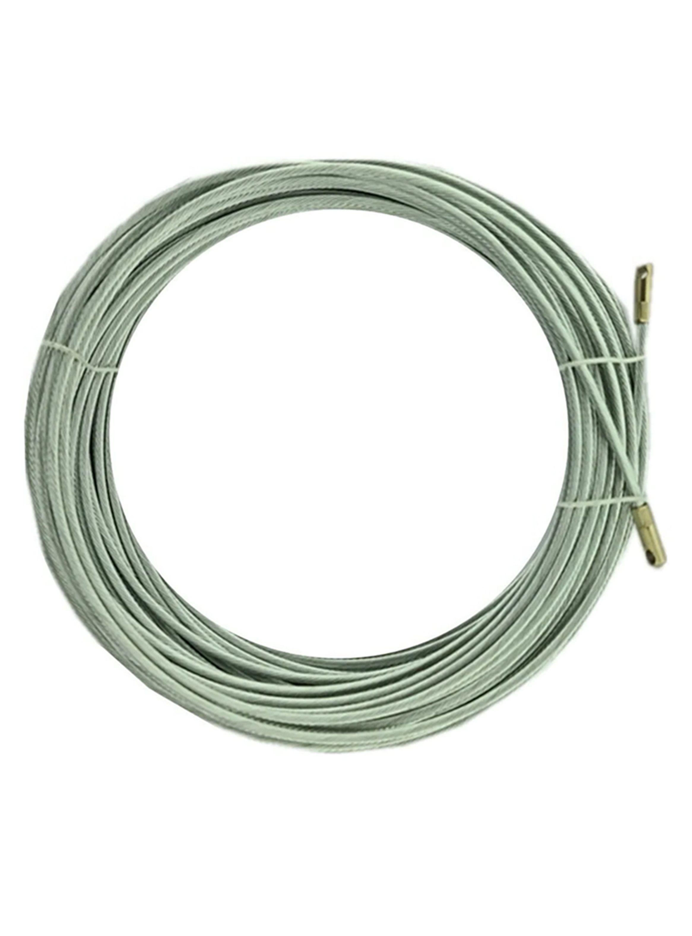 Laucha Pasacables De Acero 3mm X 20 Mts Tmk19720-2