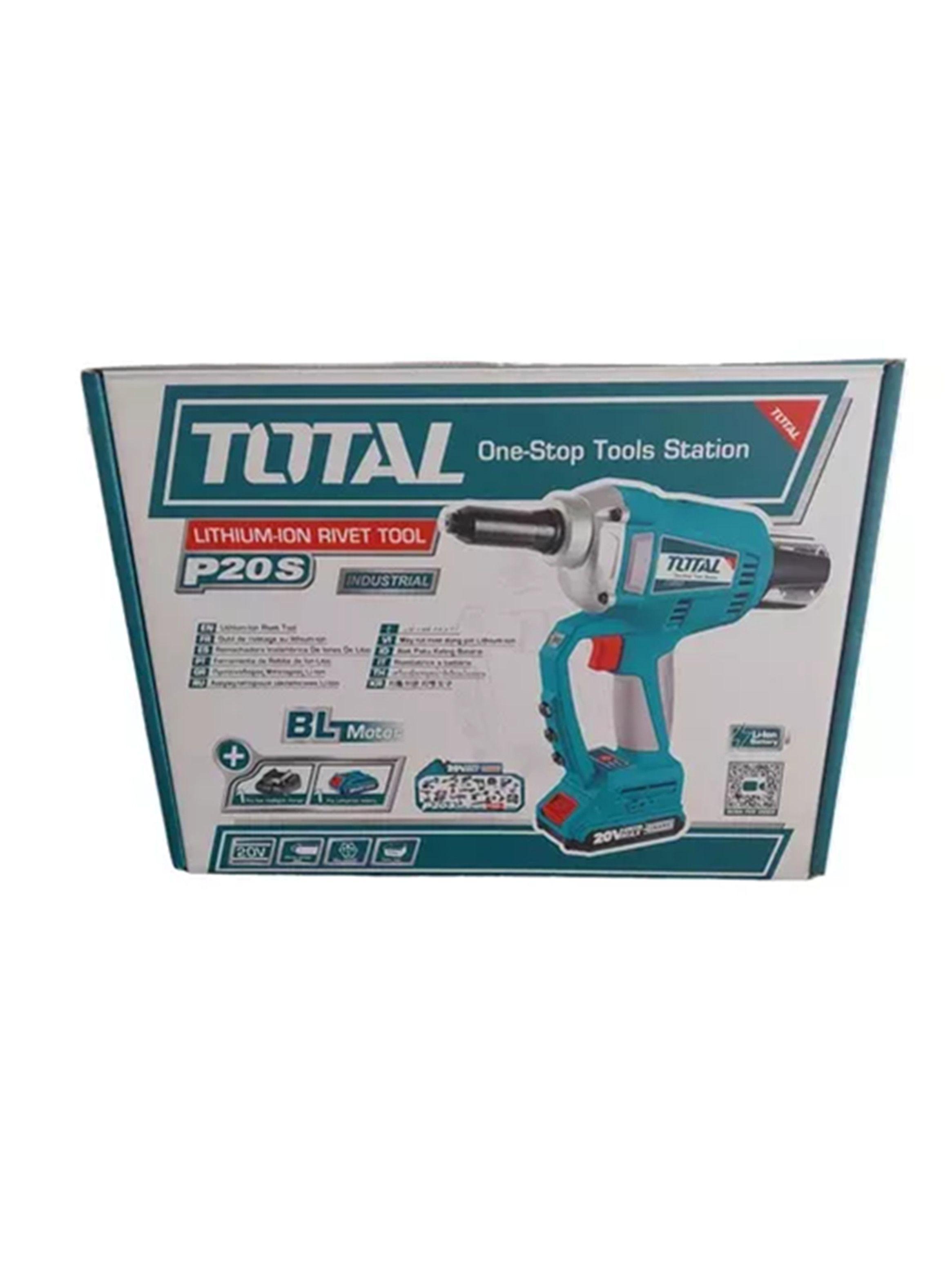 Remachadora Inalámbrica 20v Bat+ Cargador Total Trtli20051-2
