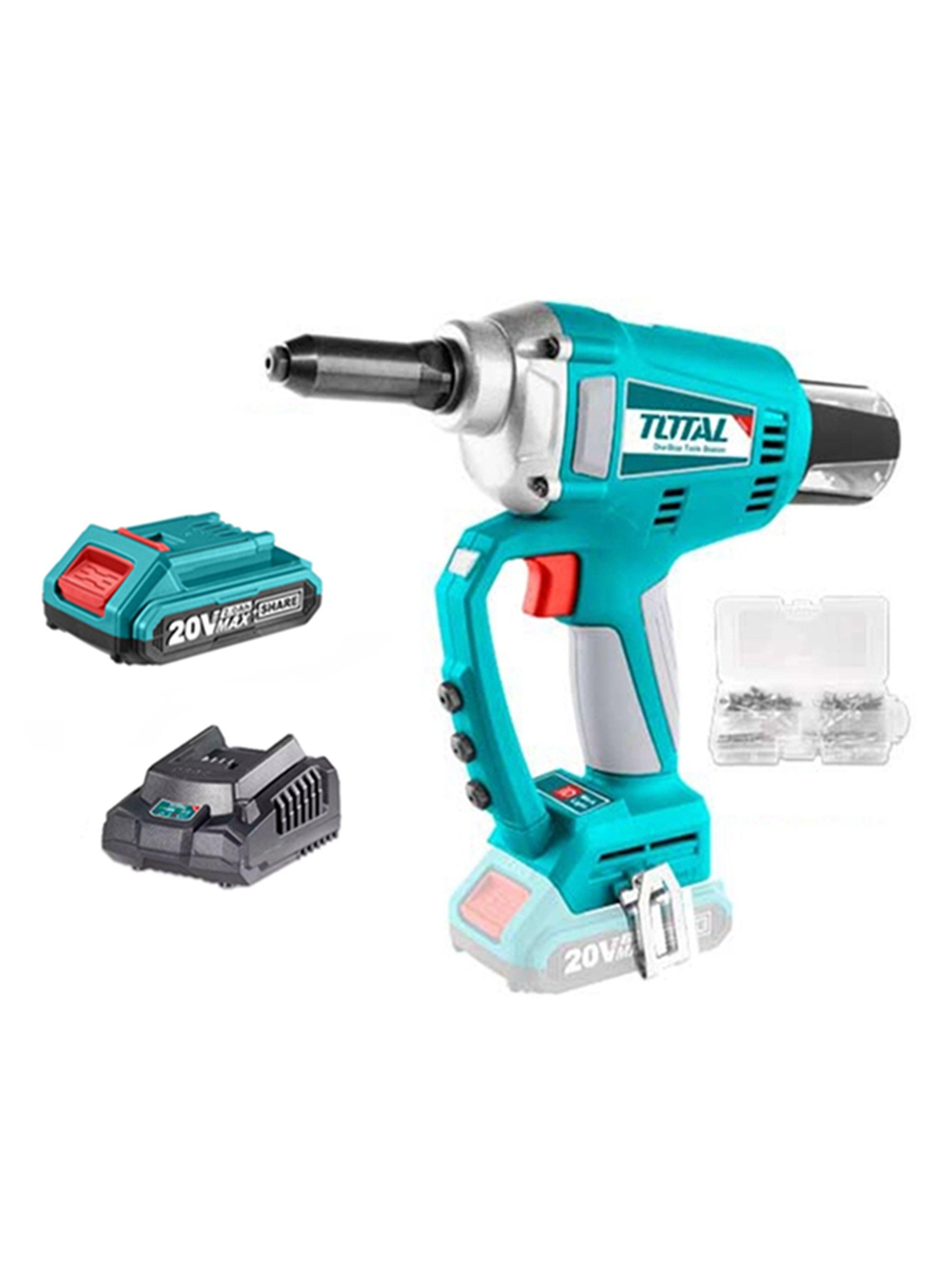 Remachadora Inalámbrica 20v Bat+ Cargador Total Trtli20051-0