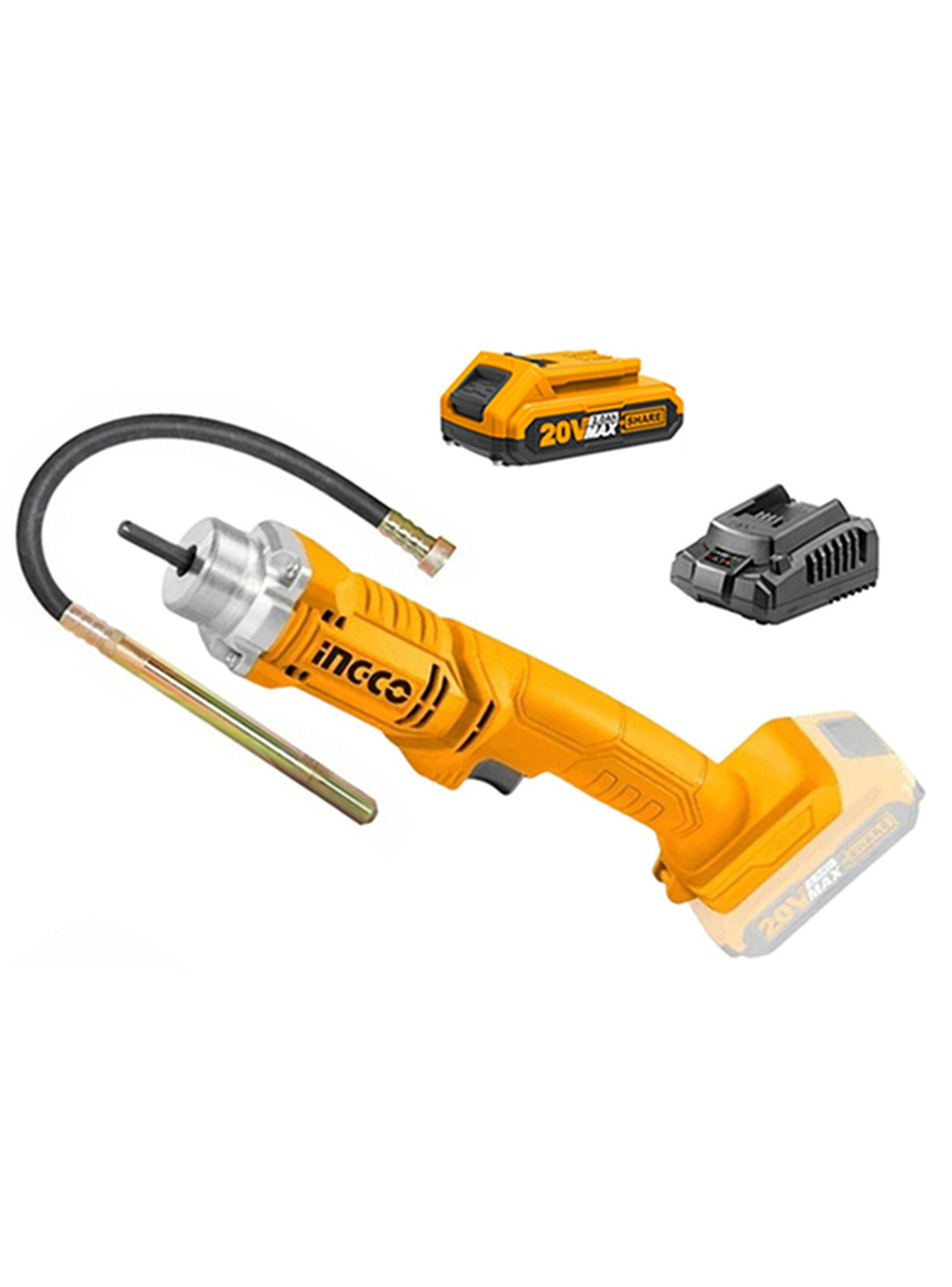 Vibrador Hormigón 20v Sonda Bat+ Carg Ingco Ccvli202301-0