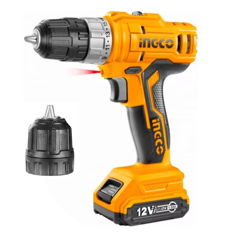 Taladro Atornillador 12v 10mm Bat+Carg+ Portabroca-0