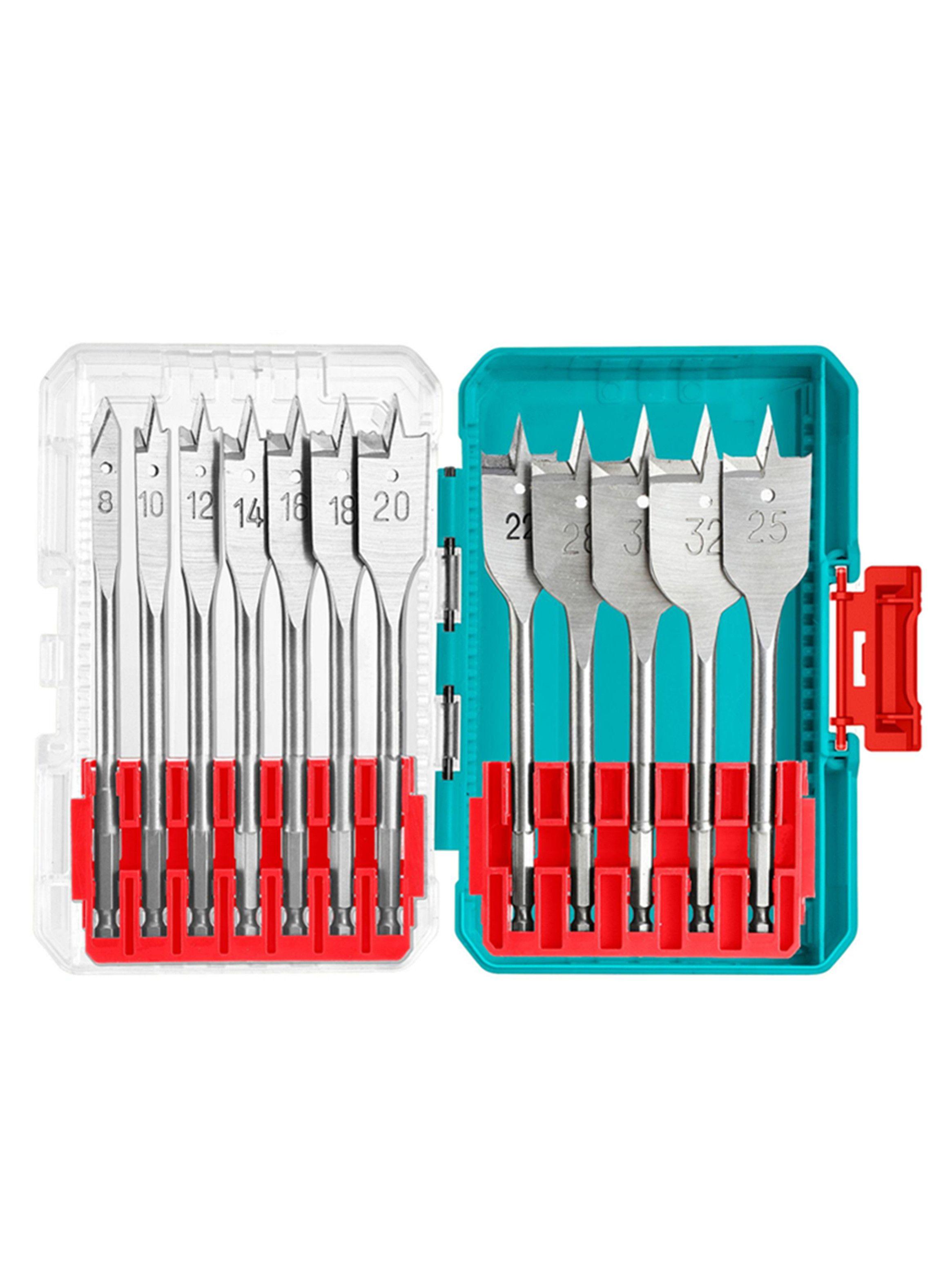 Set Brocas Mechas Paleta Plana 12 Piezas Total Tacsdl1206-0
