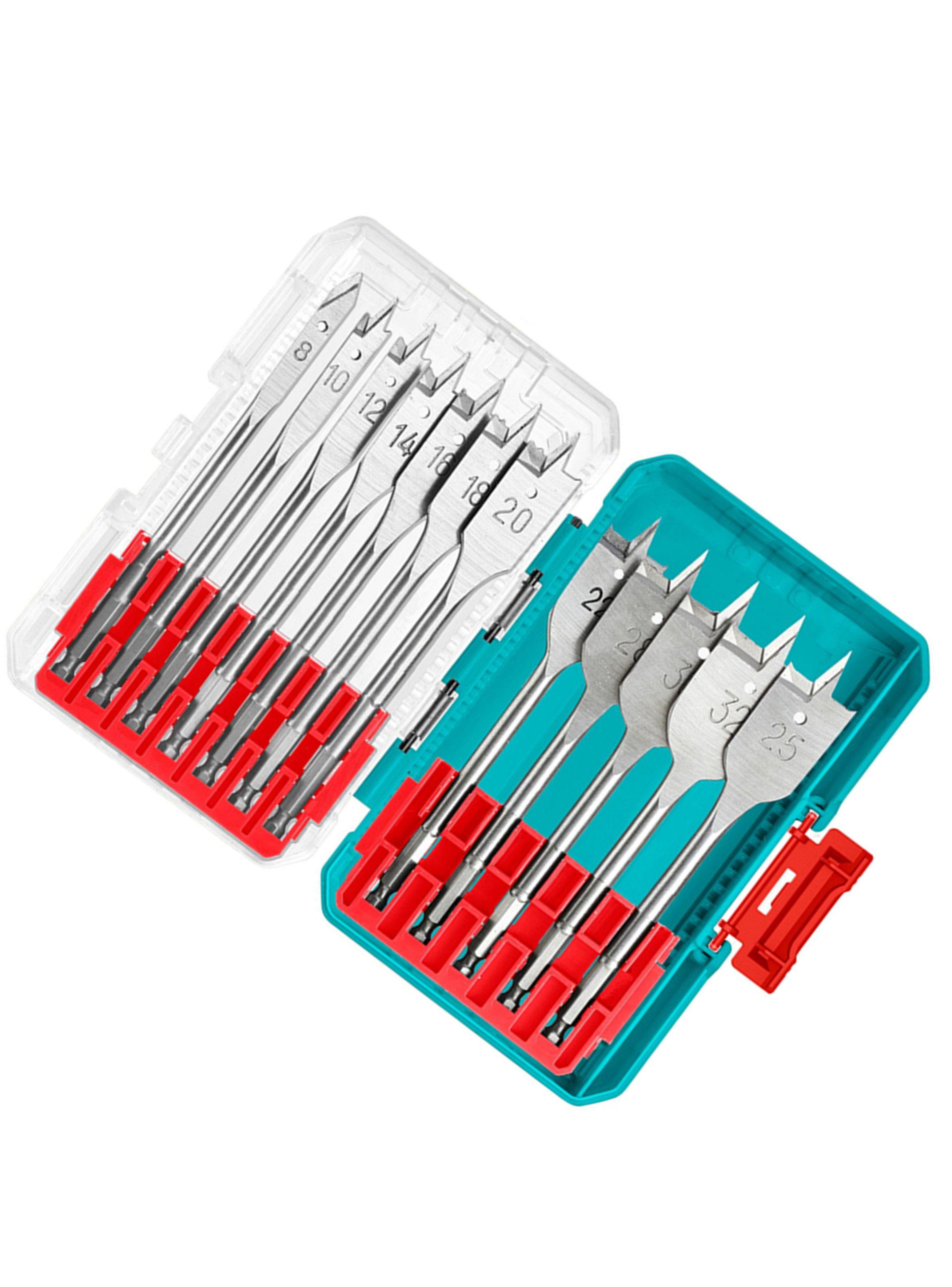 Set Brocas Mechas Paleta Plana 12 Piezas Total Tacsdl1206-2