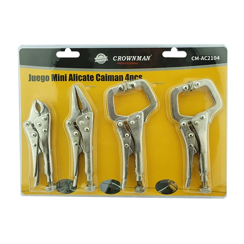 Set De Mini Alicate Caiman 4 Piezas Cmac2104-0
