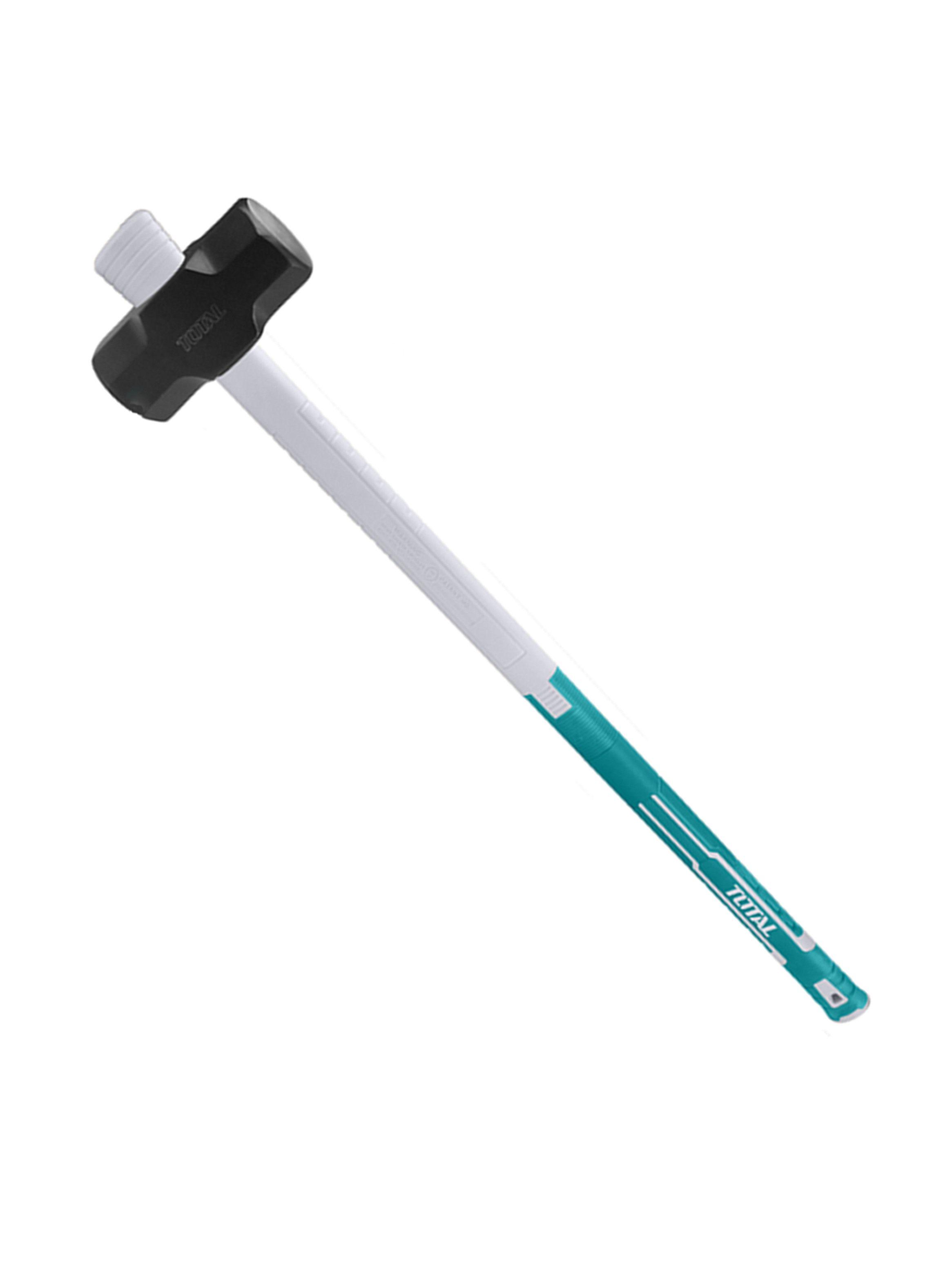 Combo Martillo Mazo Mango Fibra De Vidrio 10lbs Total-1