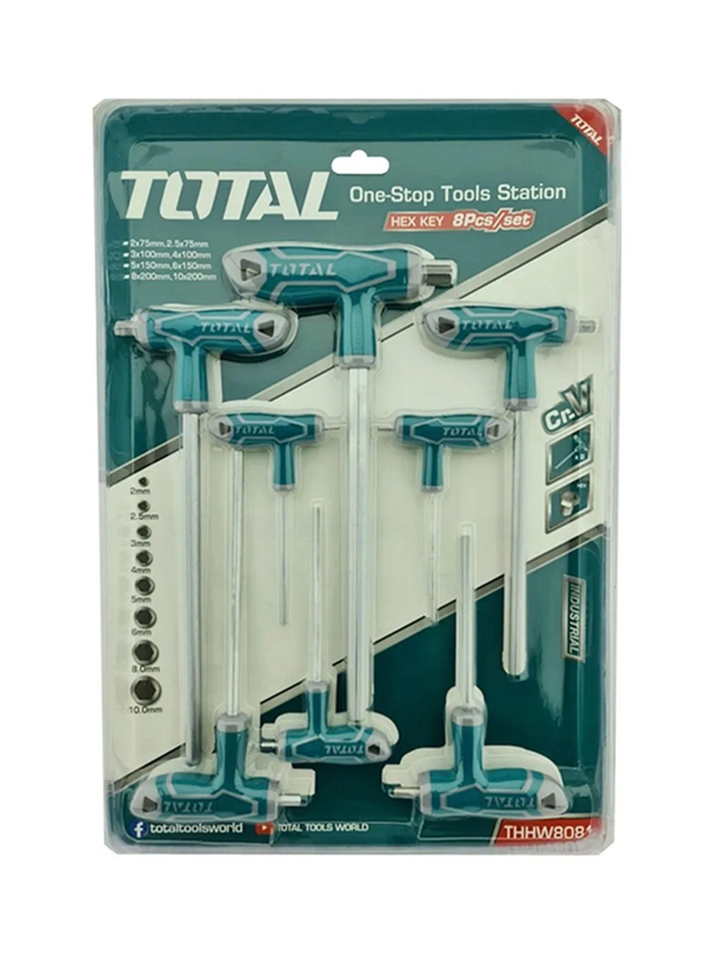 Llaves Allen Hexagonal Con mango T 8 Piezas Total-0