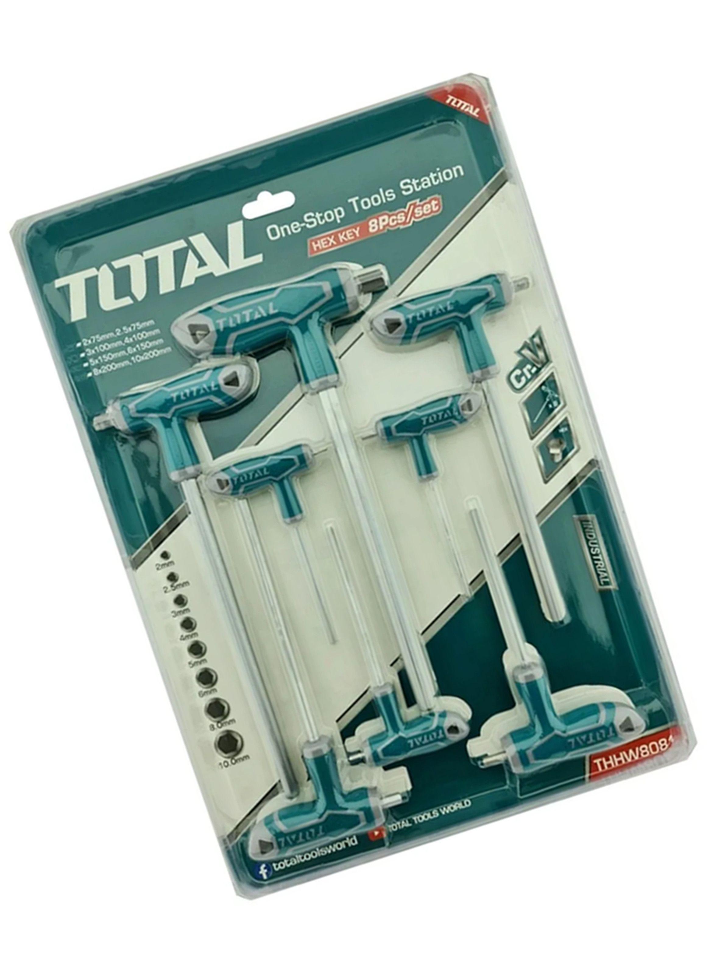 Llaves Allen Hexagonal Con mango T 8 Piezas Total-2