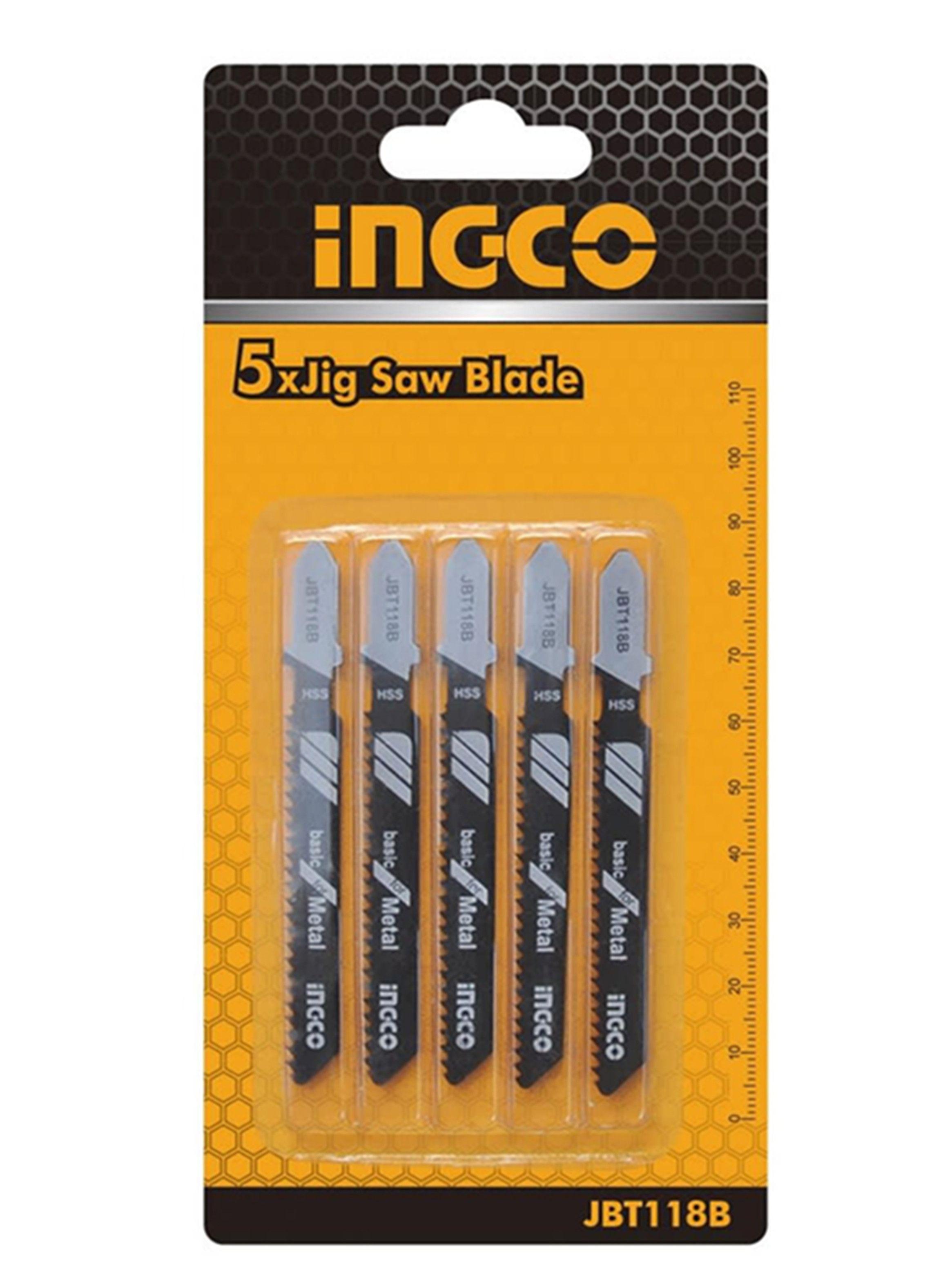 Set Jgo De Hojas Para Sierra Caladora P/ Metal 5 Pcs Ingco  -0