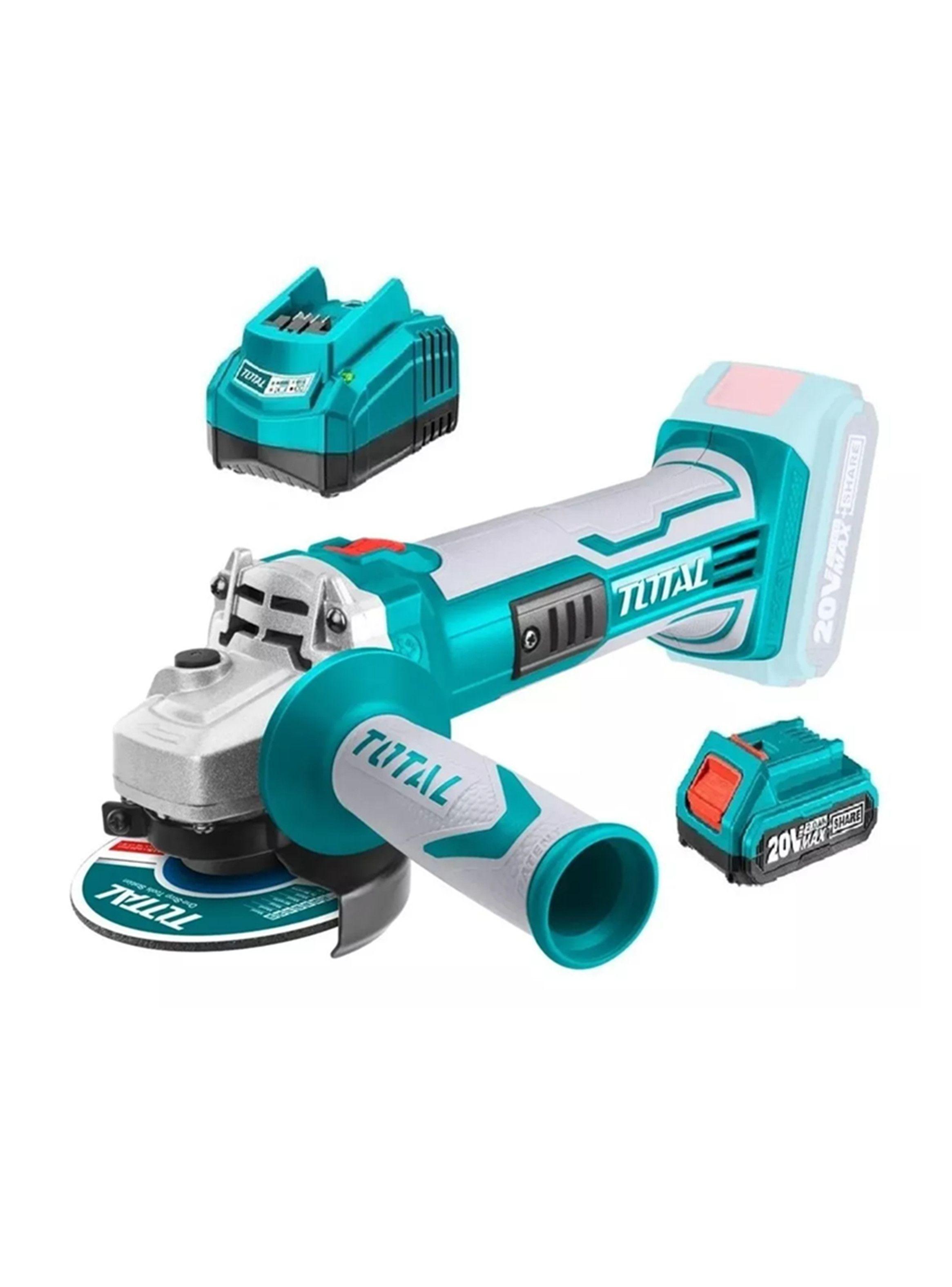 Galletera Esmeril Angular Inalambrico 20v Bat+carg Total-0