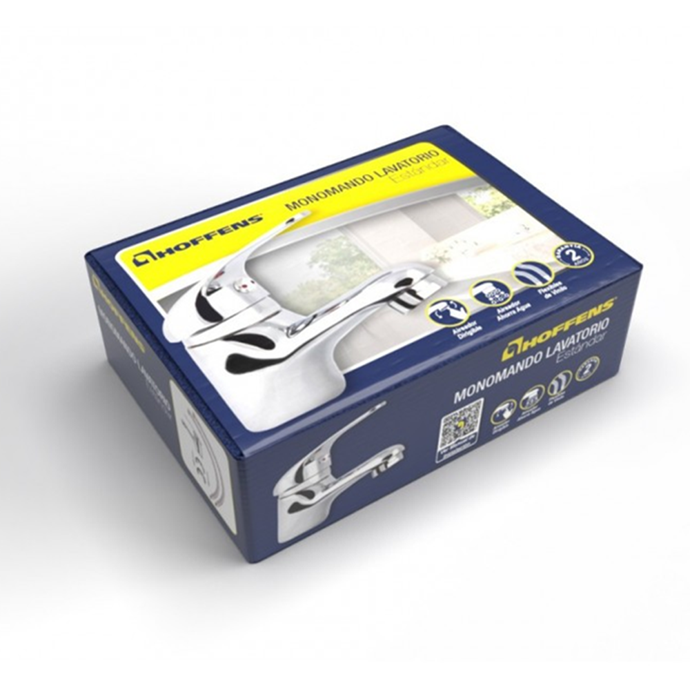 Llave Monomando Lavamanos Lavatorio Hoffens-0