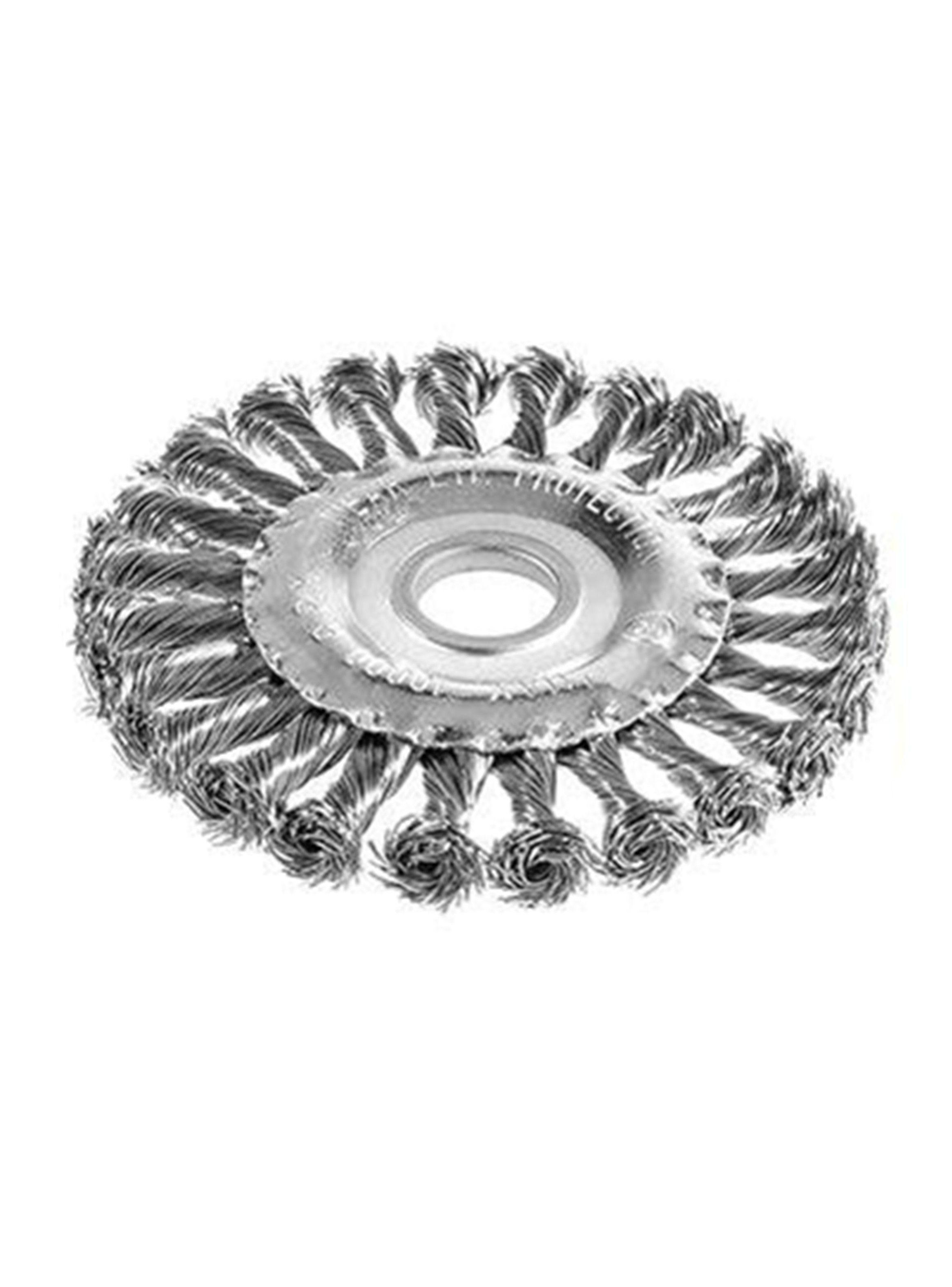 Cepillo Grata Circular Trenzado 150mm Ingco-1