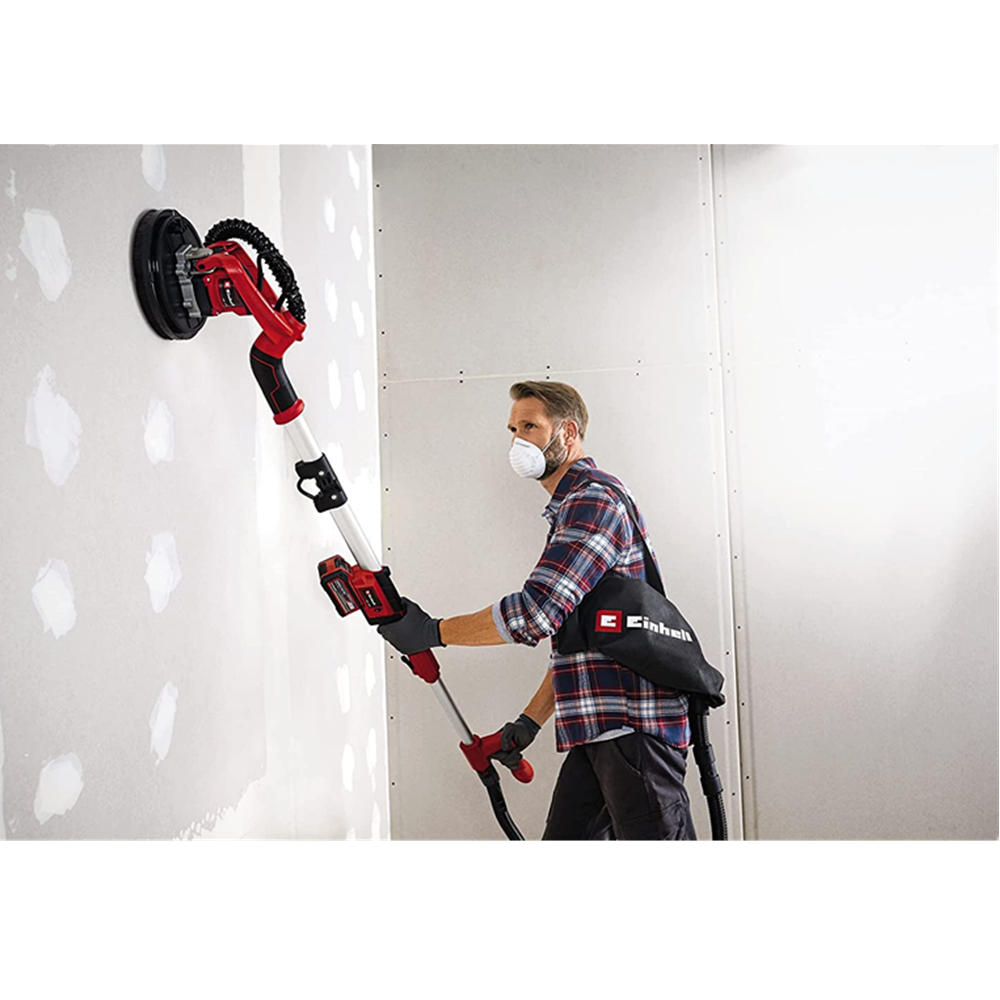 Lijadora Paneles Yeso Techo 18v Bat+ Carg Einhell-3