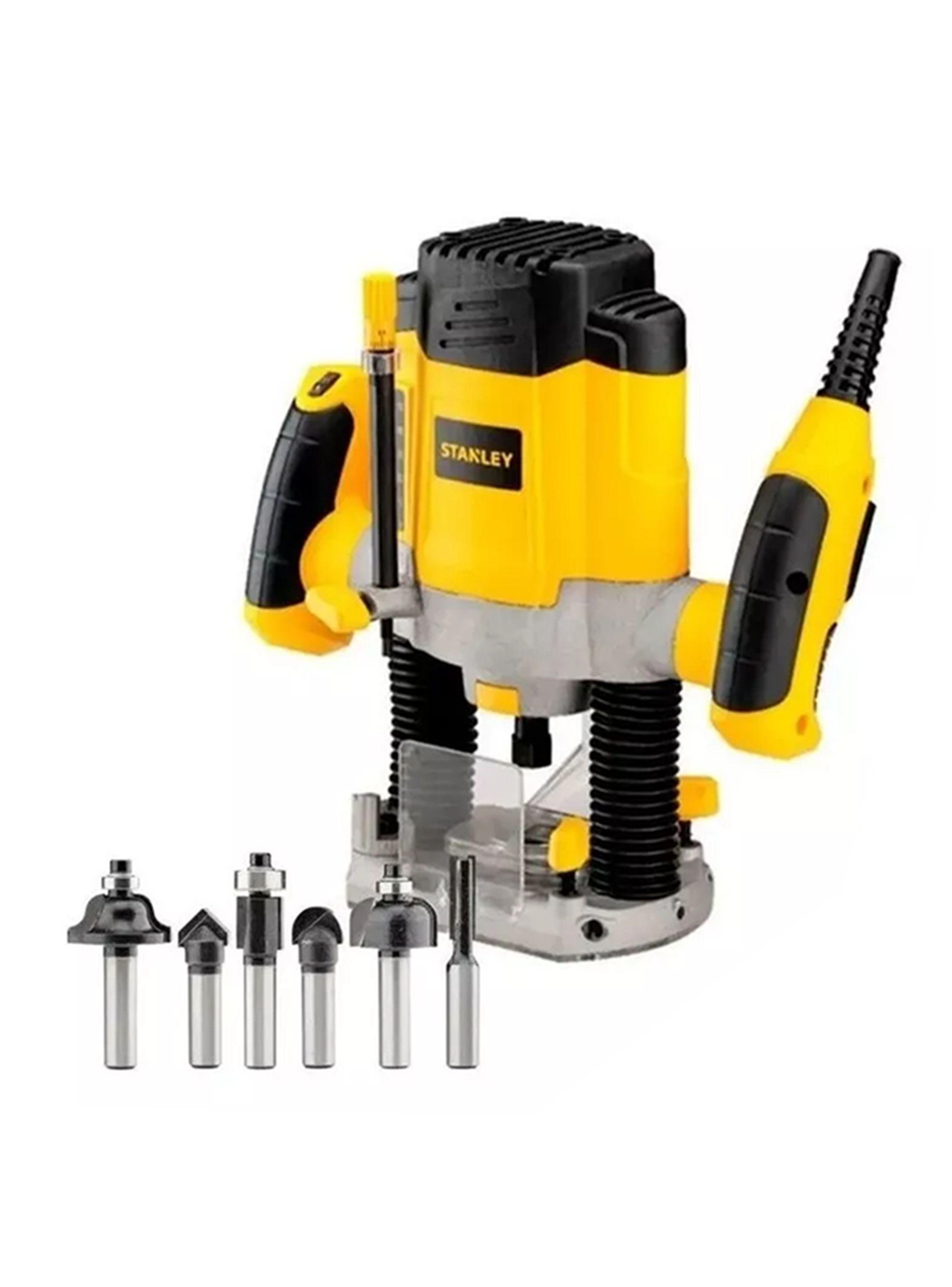 Fresadora Rebajadora Router Tupi 1200w Stanley + 6 Fresas-0