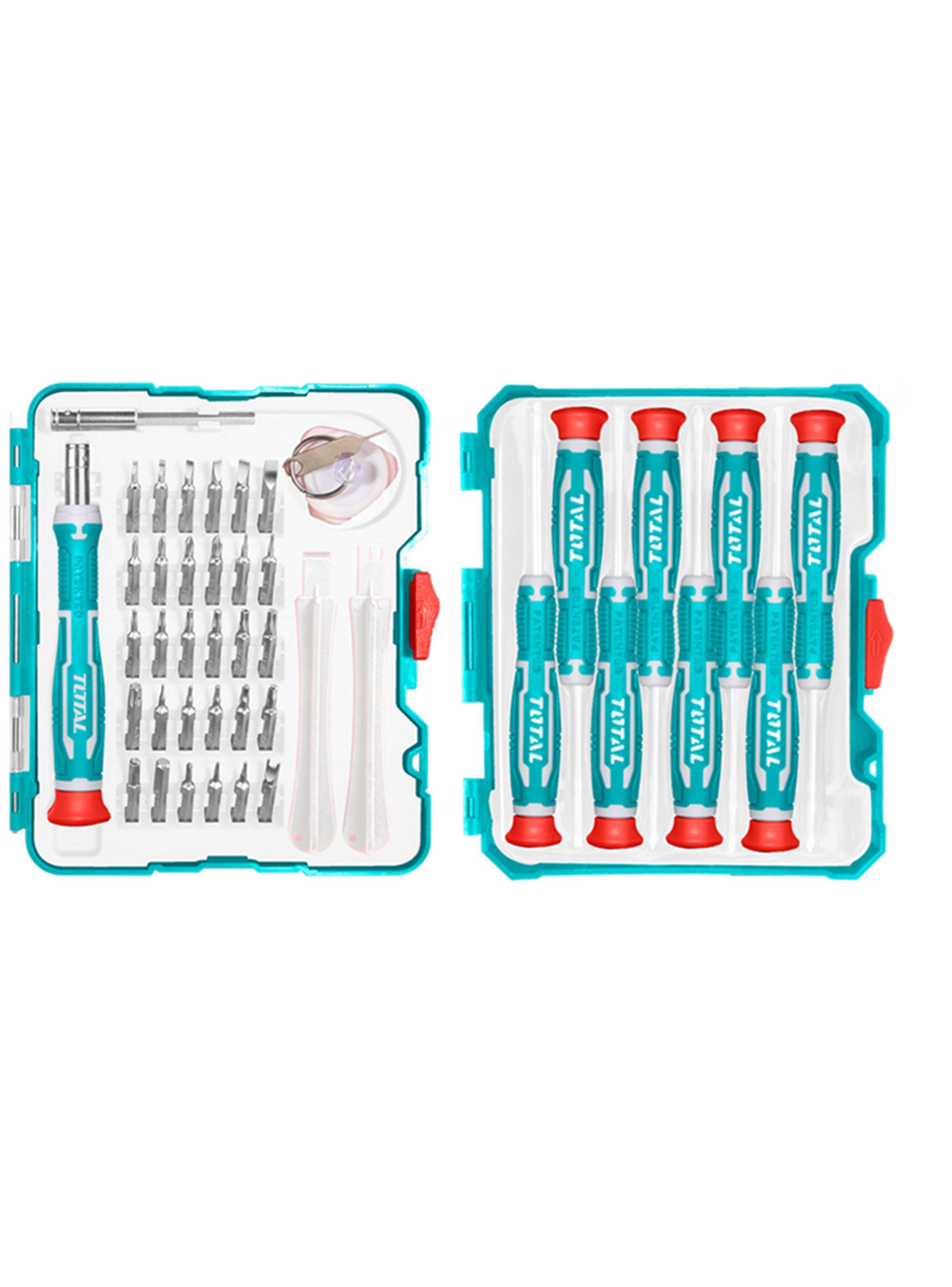 Set Destornilladores De Precisión 45 Piezas Total Tacsd30456-1
