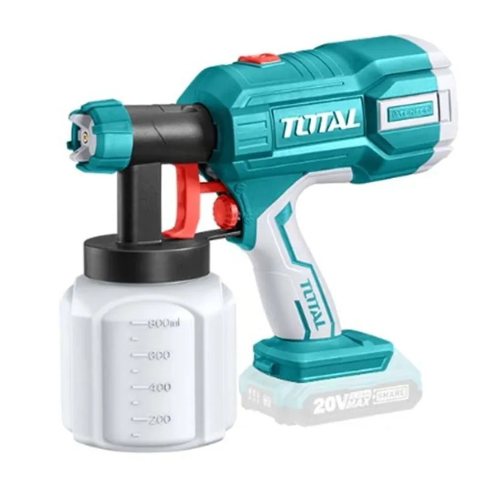Pistola De Pintura Inalámbrica Litio-ion 20v Total-0