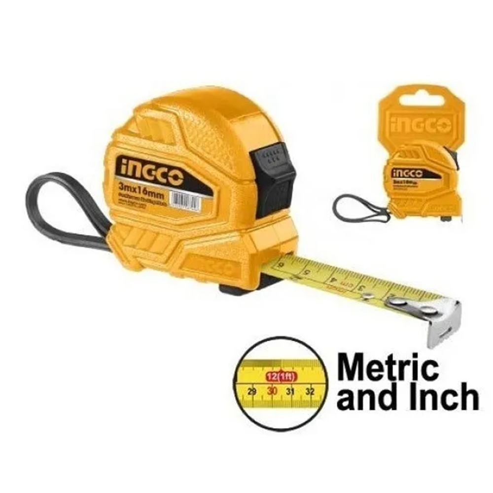 Cinta Huincha De Medir Metrica De Acero 3m Ingco-2