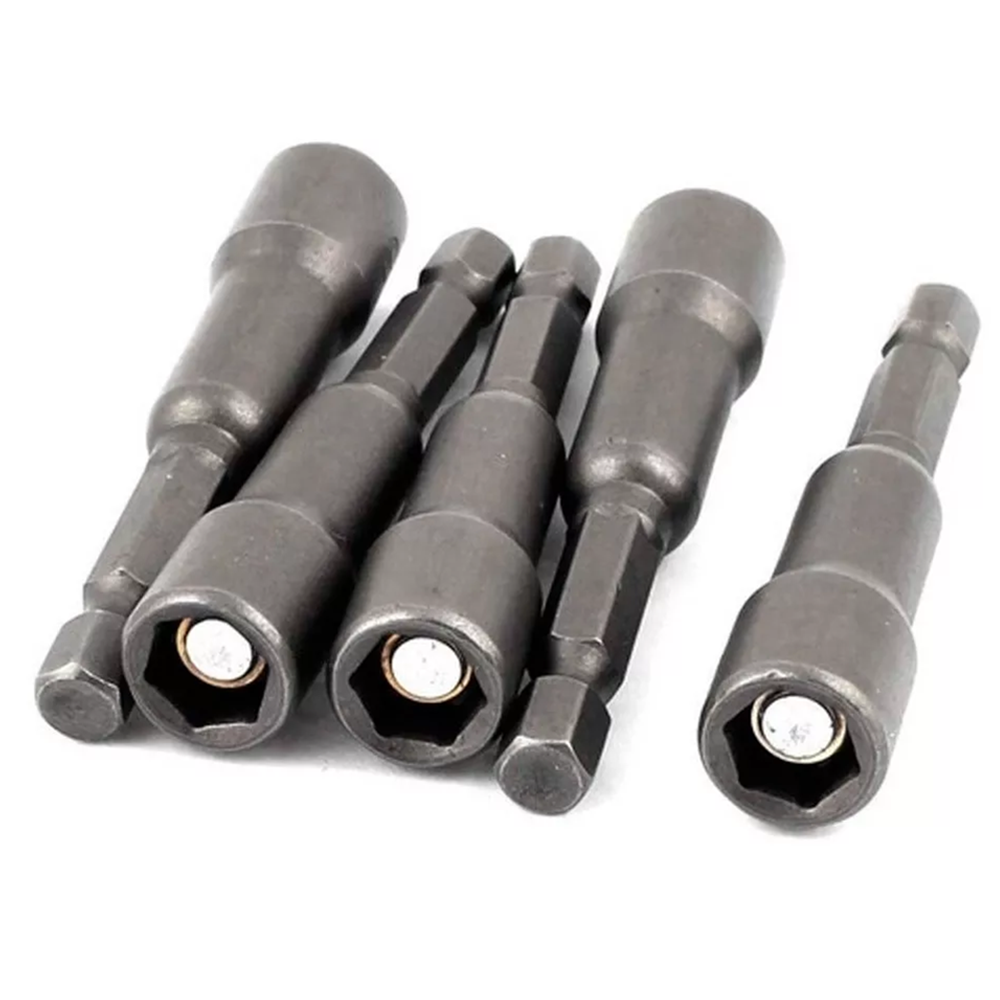 Juego De Adaptadores 5/16 Punta Magnetica 5 Piezas Kamasa-2