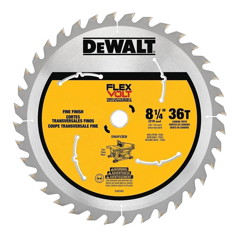 Hoja Disco De Corte Sierra 8 1/4 36 Dientes Dewalt-0