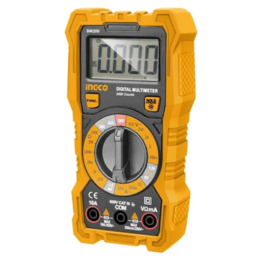 Multimetro Multitester Digital Ingco Dm200-0